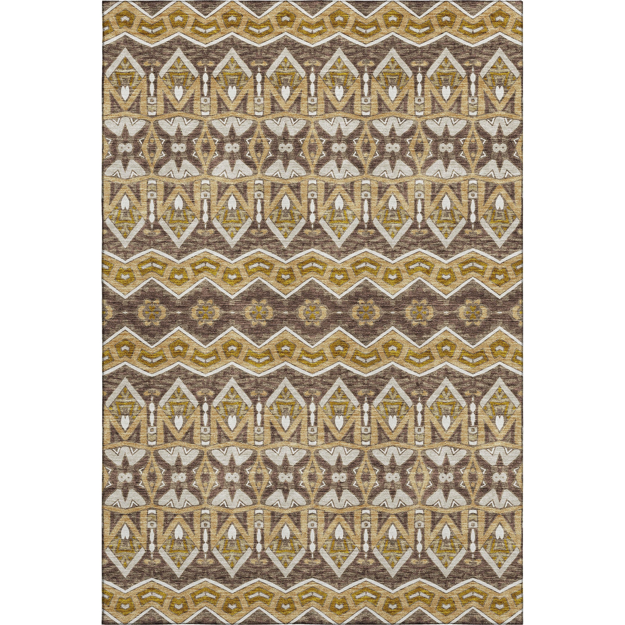 Antigua Machine Washable Transitional Gold Rug 2'6" x 3'10" #shape_Rectangle