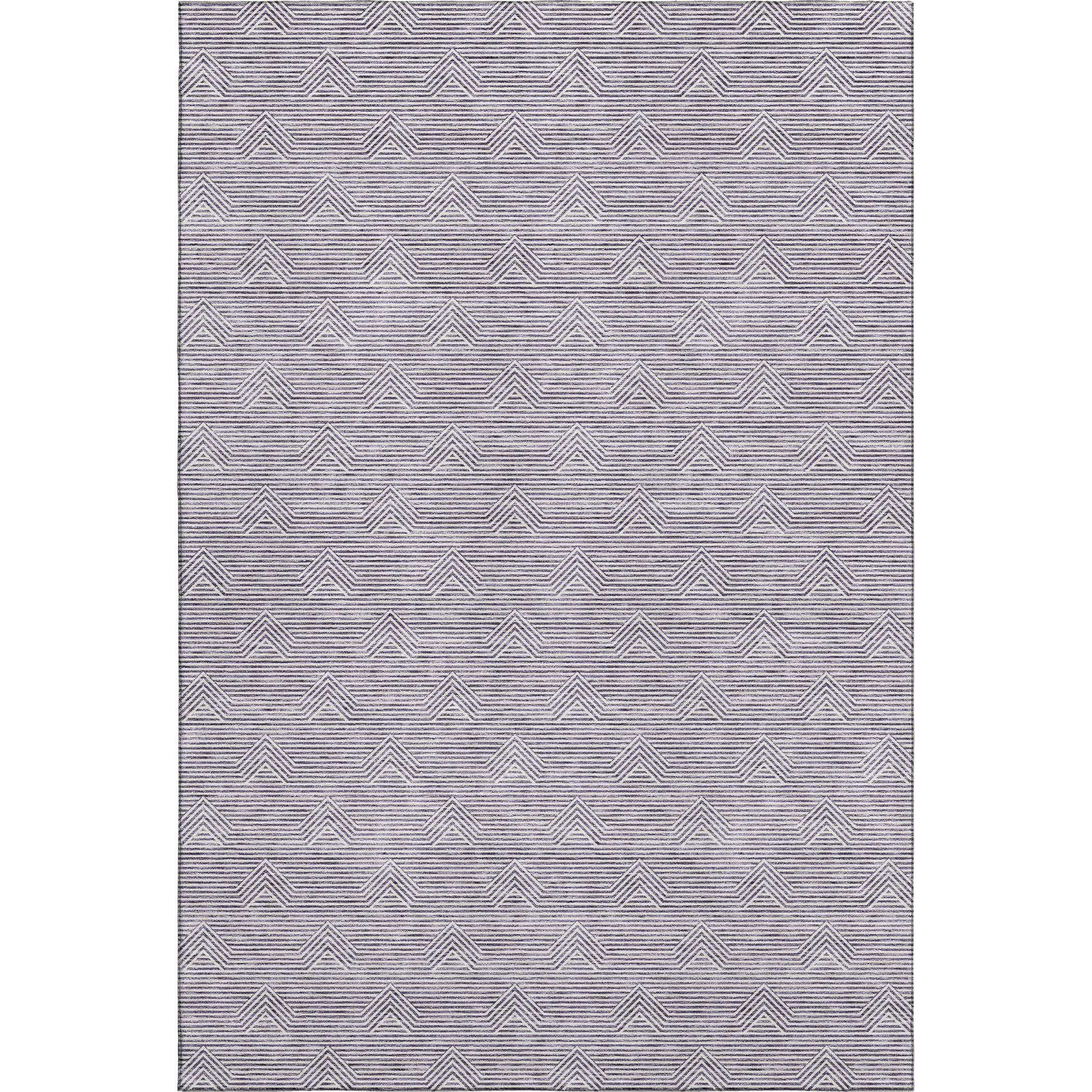 Queenstown Machine Washable Transitional Purple Rug 2'6" x 3'10" #shape_Rectangle