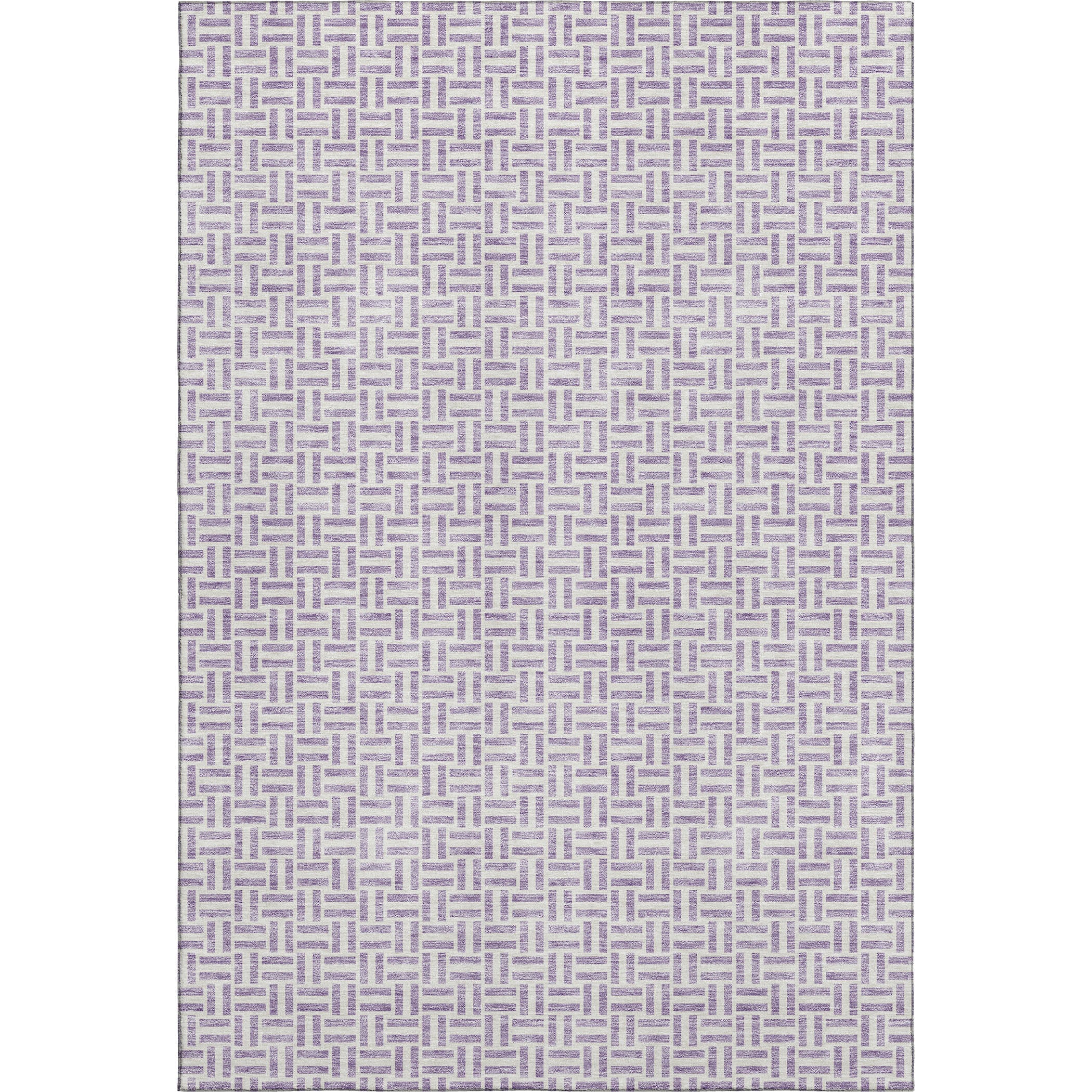 Oaxaca Machine Washable Transitional Lavender Purple Rug 2'6" x 3'10" #shape_Rectangle