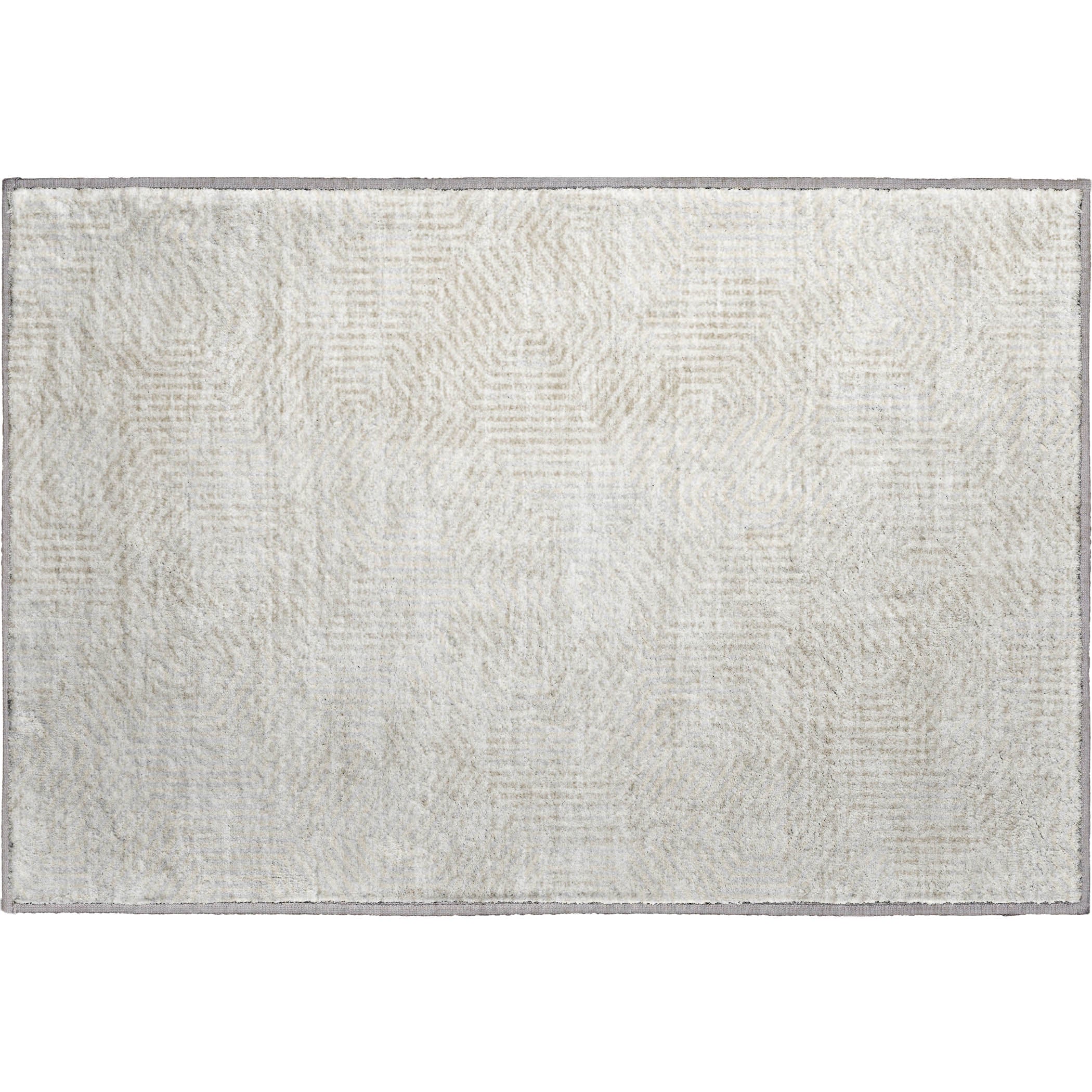 Bern Machine Washable Transitional Ivory Rug 1'8" x 2'6" #shape_Rectangle