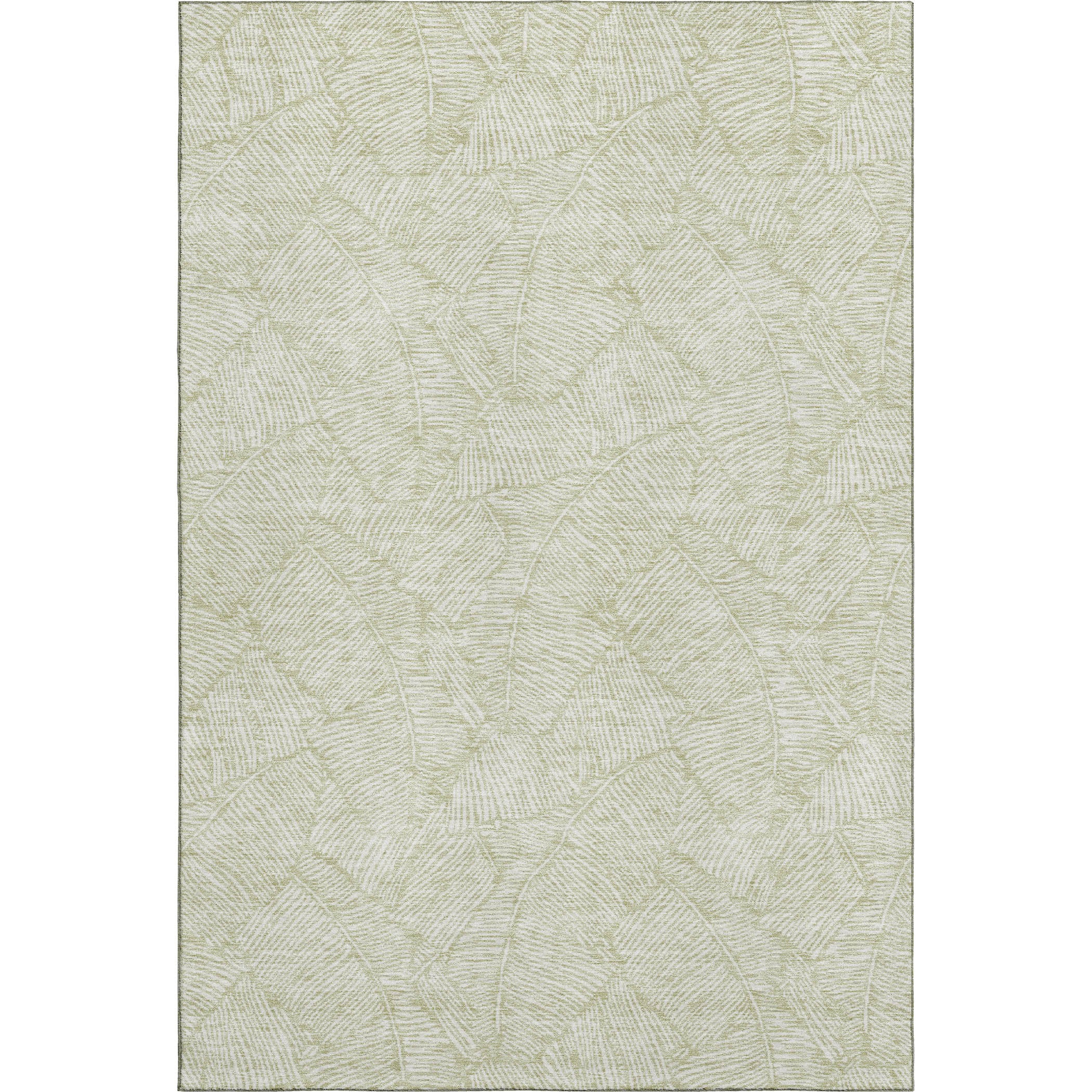Dubrovnik Machine Washable Transitional Aloe Green Rug 2'6" x 3'10" #shape_Rectangle