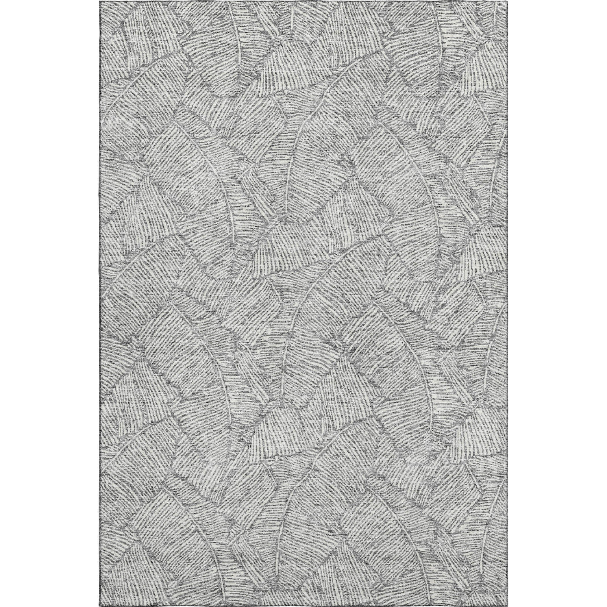 Dubrovnik Machine Washable Transitional Gray Rug 2'6" x 3'10" #shape_Rectangle