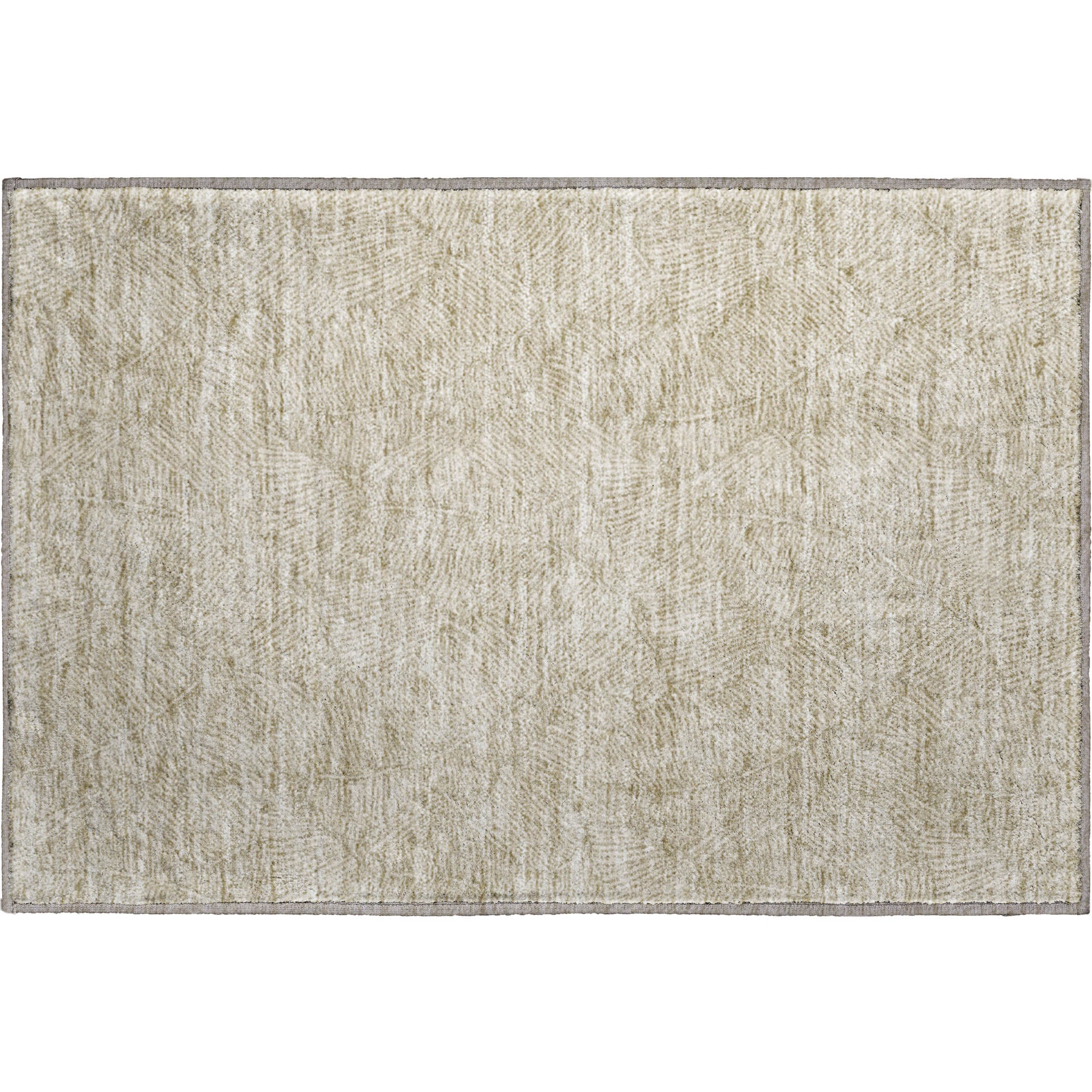 Dubrovnik Machine Washable Transitional Taupe Brown Rug 1'8" x 2'6" #shape_Rectangle