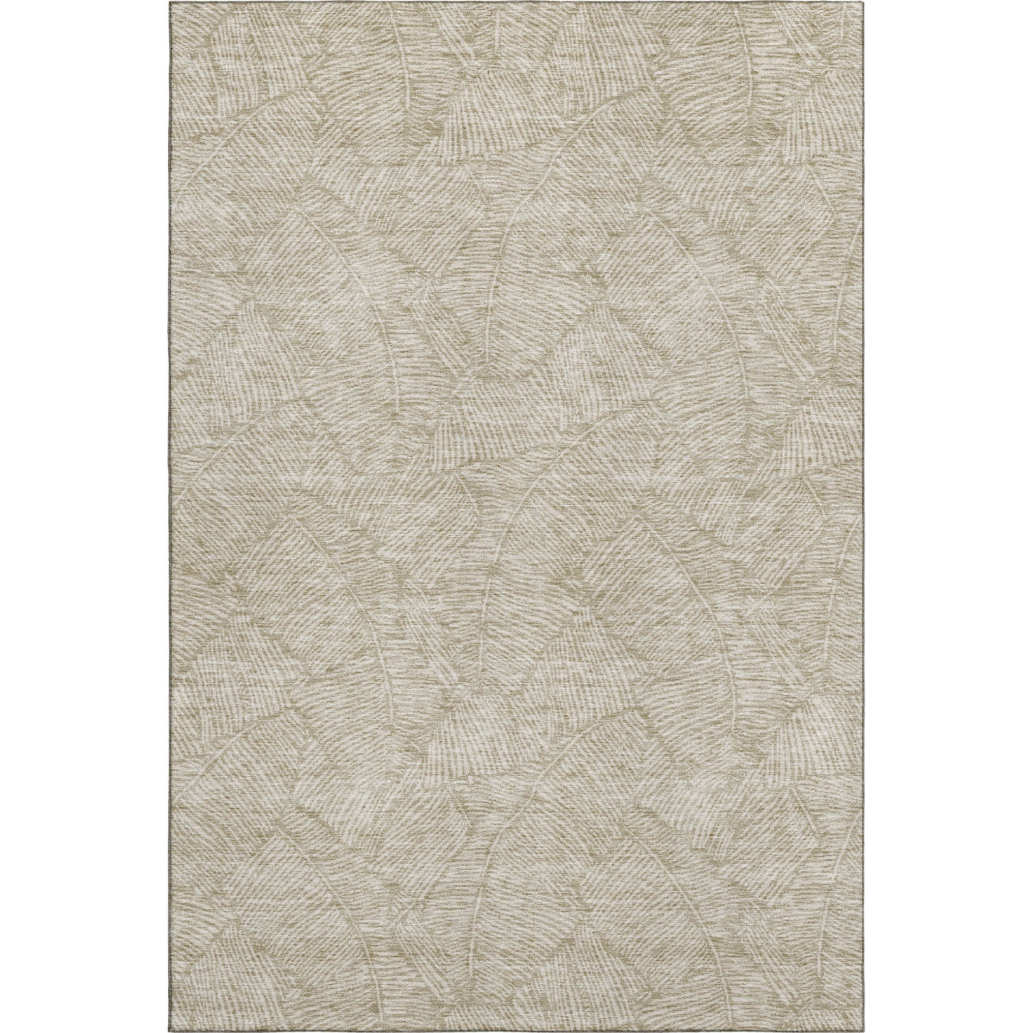 Dubrovnik Machine Washable Transitional Taupe Brown Rug 2'6" x 3'10" #shape_Rectangle