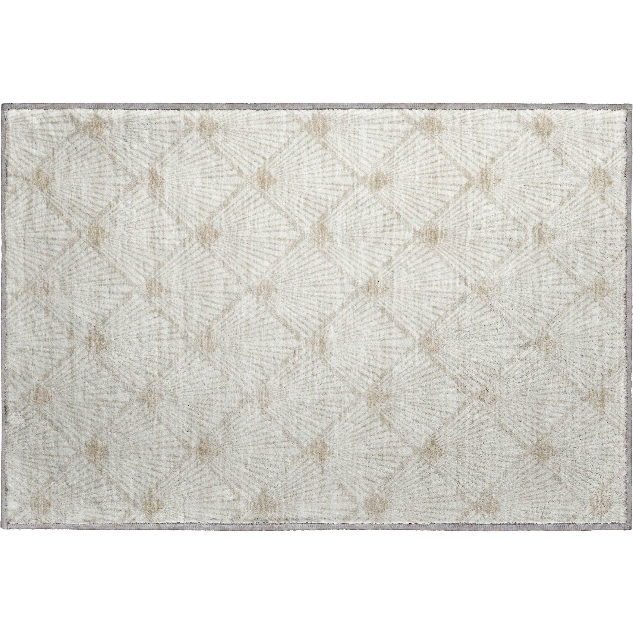 Kotor Machine Washable Transitional Ivory Rug 1'8" x 2'6" #shape_Rectangle