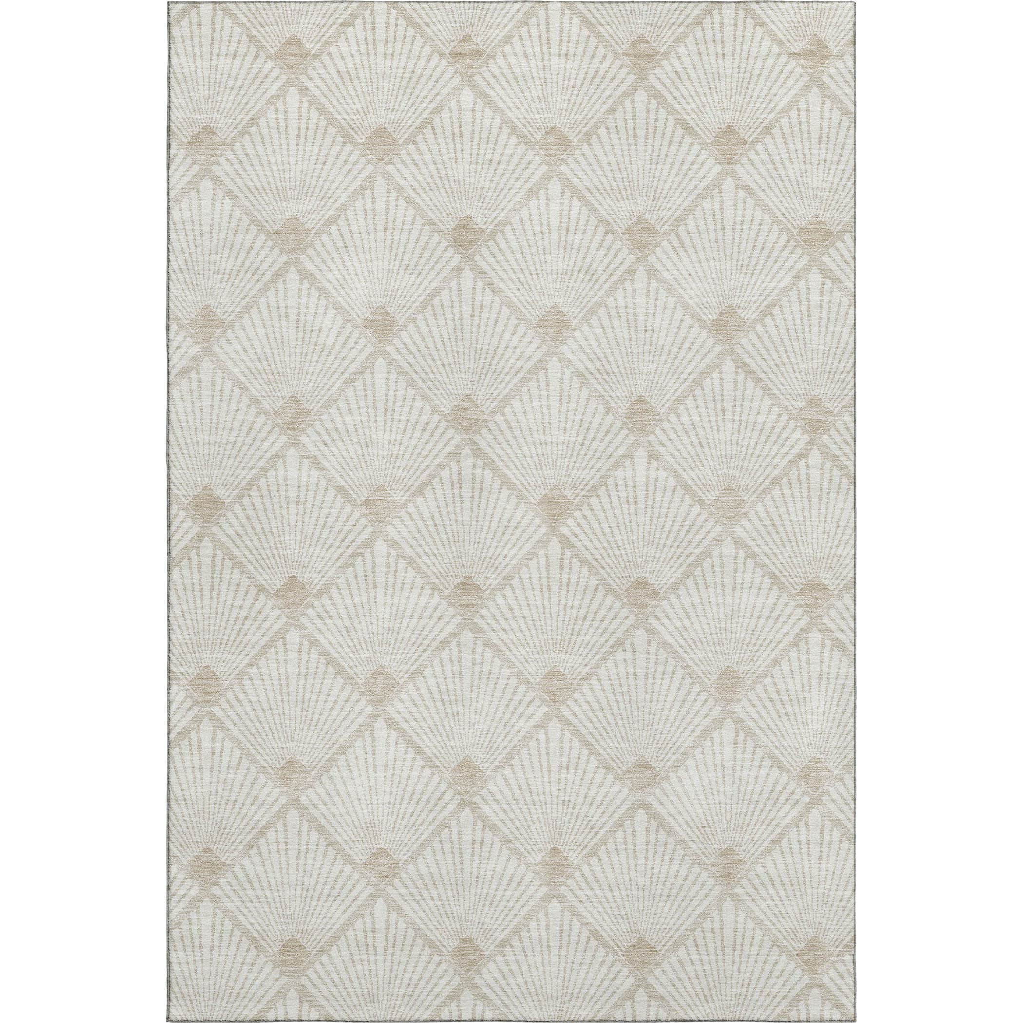 Kotor Machine Washable Transitional Ivory Rug 2'6" x 3'10" #shape_Rectangle