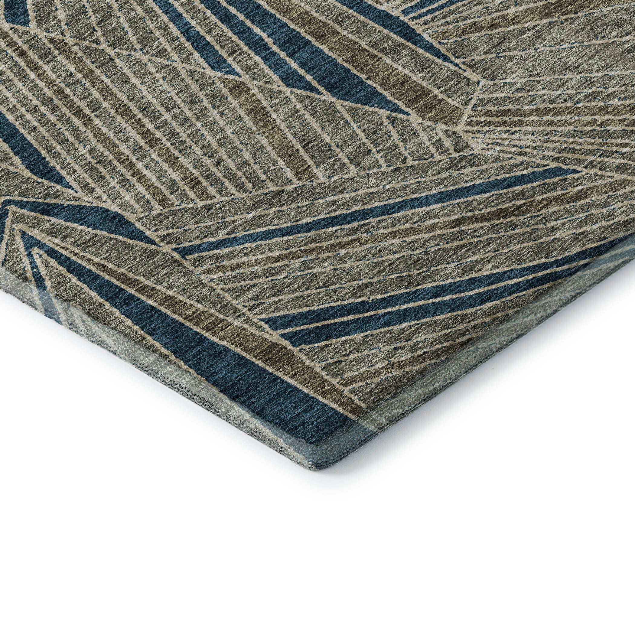Siena Machine Washable Transitional Taupe Brown Rug 1'8" x 2'6" #shape_Rectangle