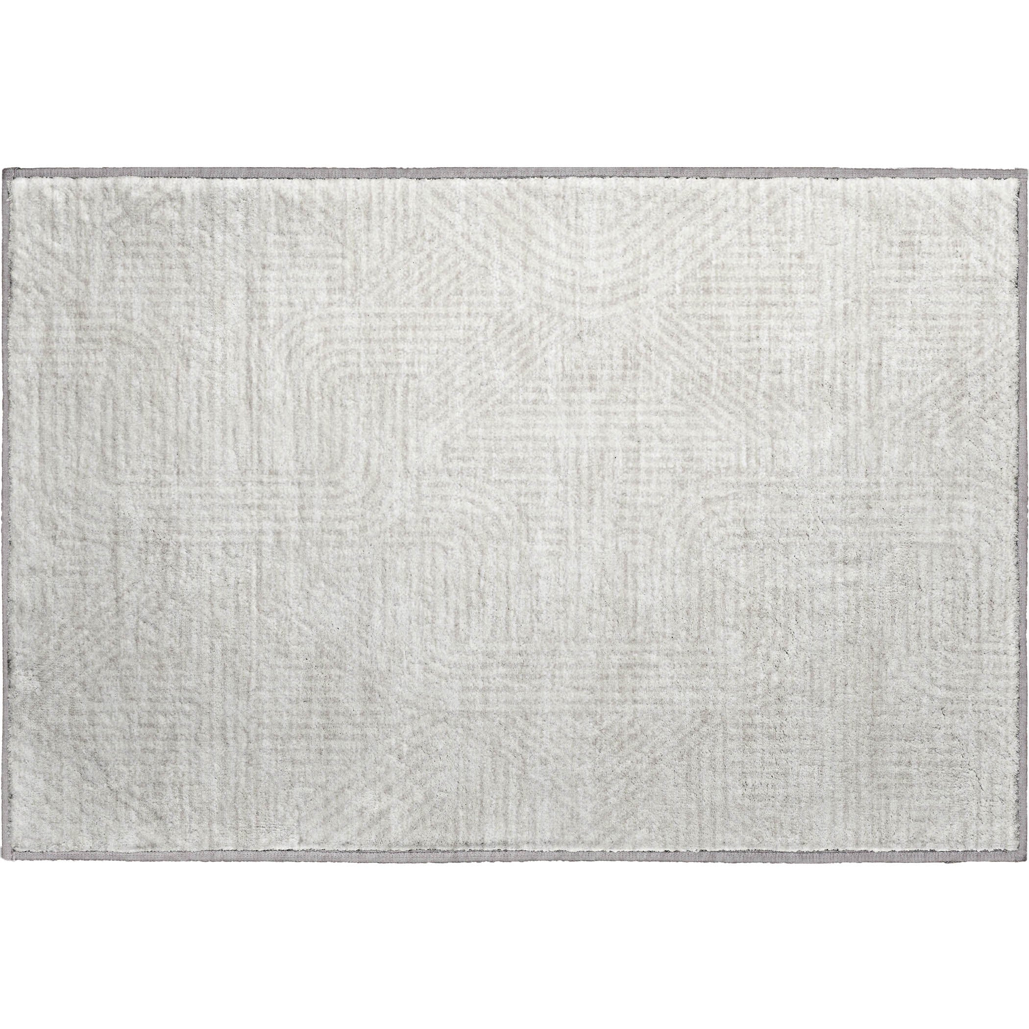 Prague Machine Washable Transitional Ivory Rug 1'8" x 2'6" #shape_Rectangle