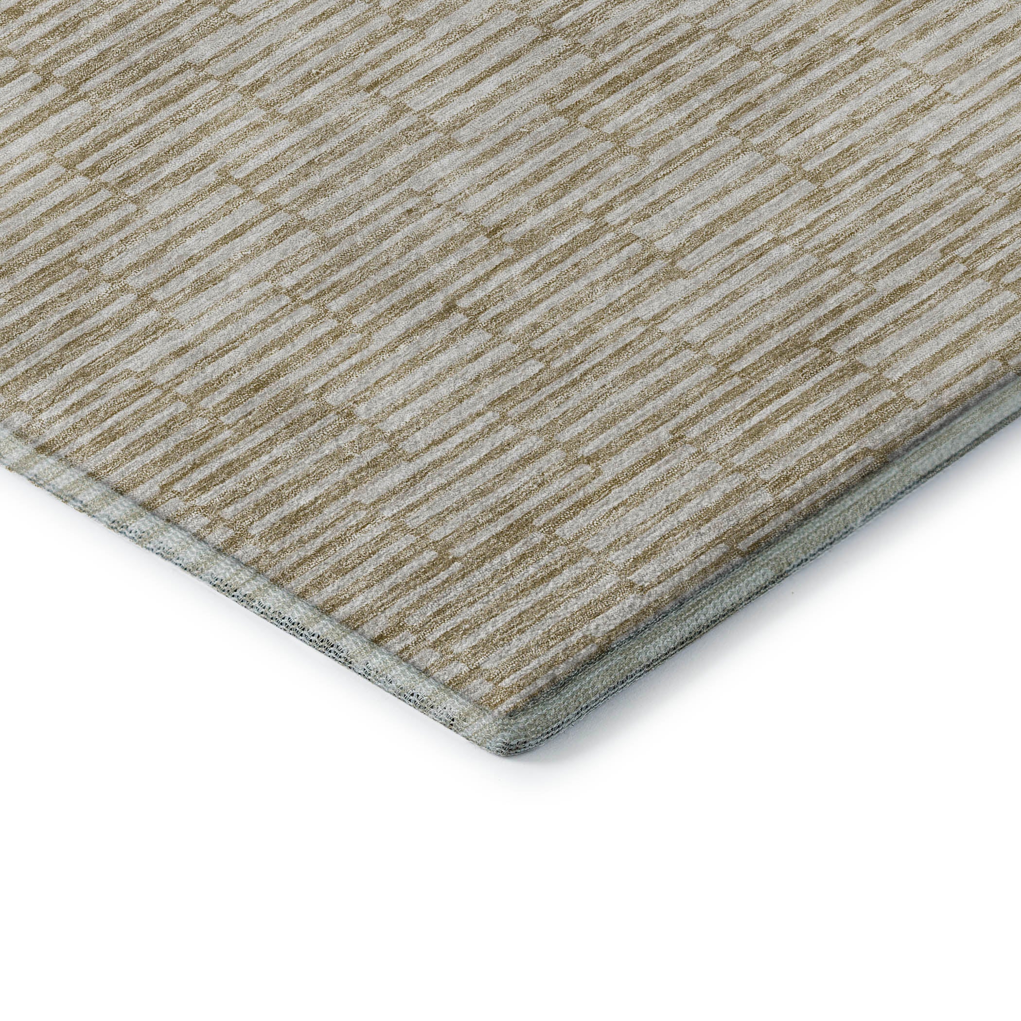 Vienna Machine Washable Transitional Beige Brown Rug 1'8" x 2'6" #shape_Rectangle