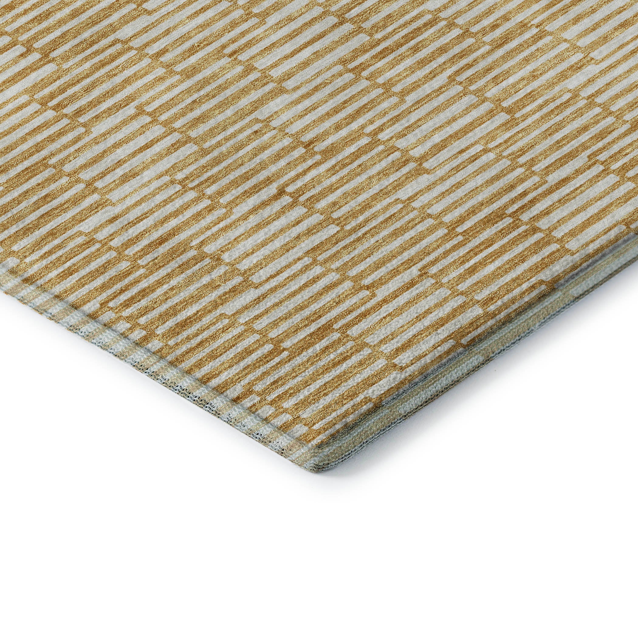 Vienna Machine Washable Transitional Gold Rug 1'8" x 2'6" #shape_Rectangle