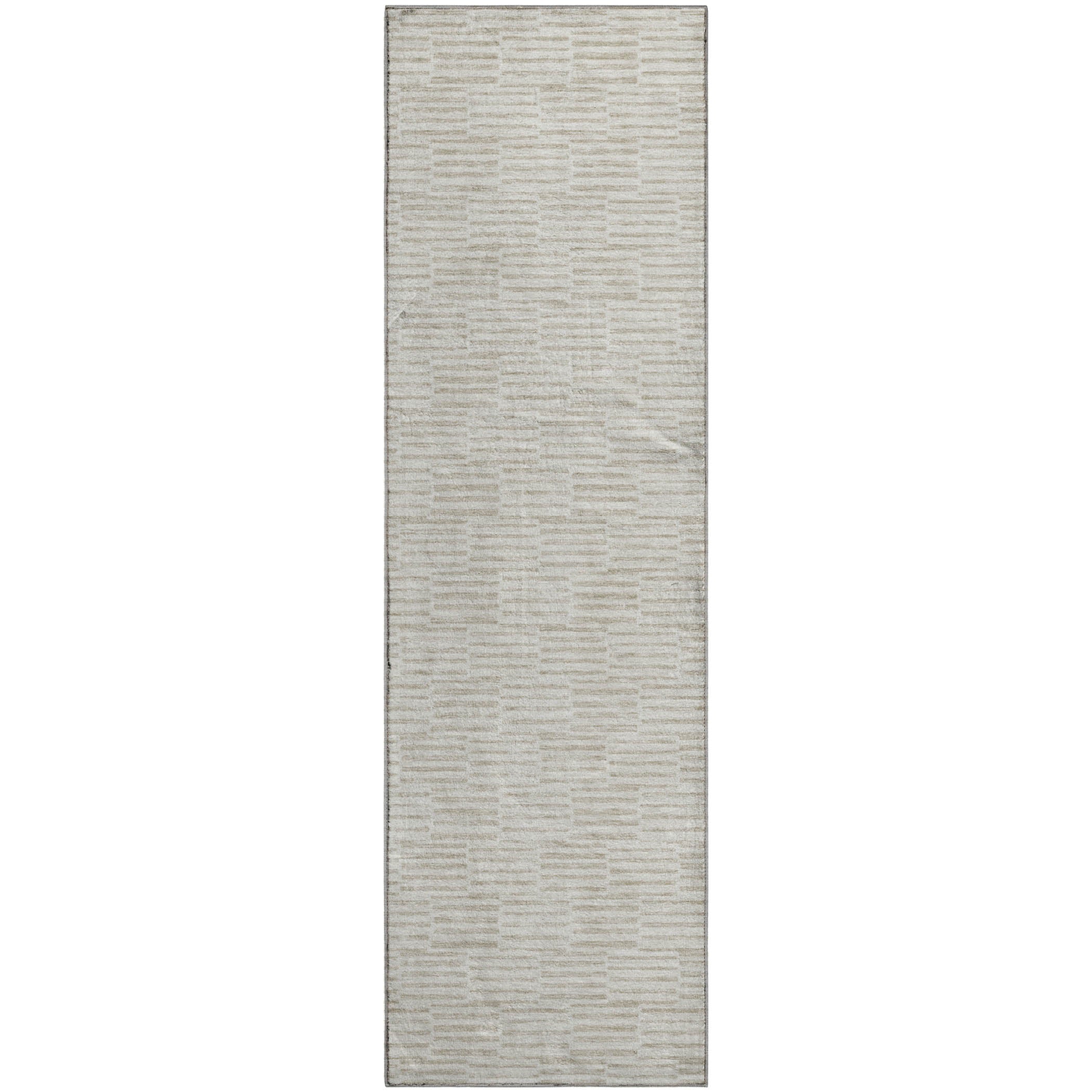 Vienna Machine Washable Transitional Ivory Rug 2'3" x 7'6" #shape_Runner