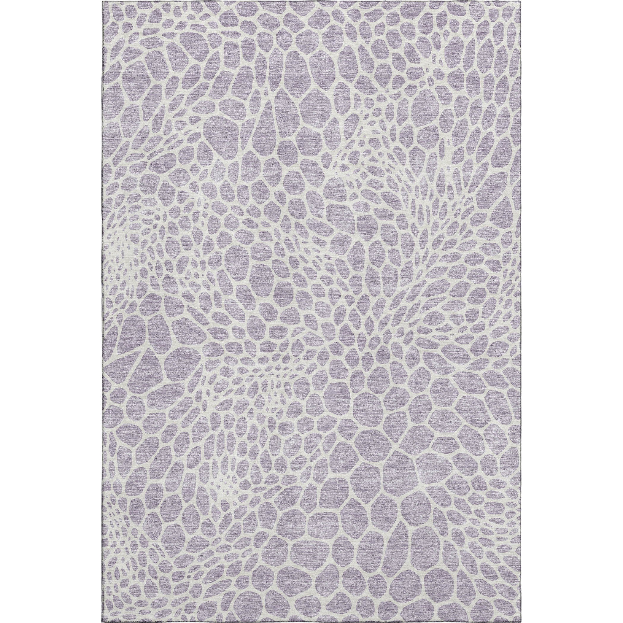 Rome Machine Washable Transitional Lilac Purple Rug 2'6" x 3'10" #shape_Rectangle