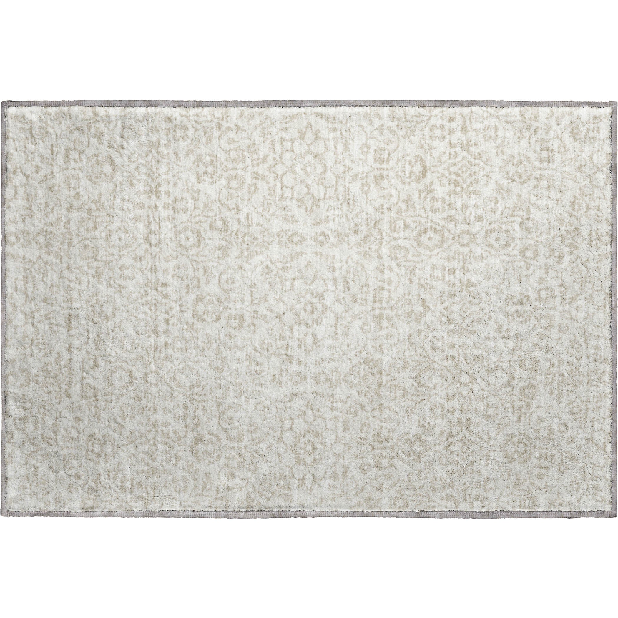 Sintra Machine Washable Traditional Ivory Rug 1'8" x 2'6" #shape_Rectangle