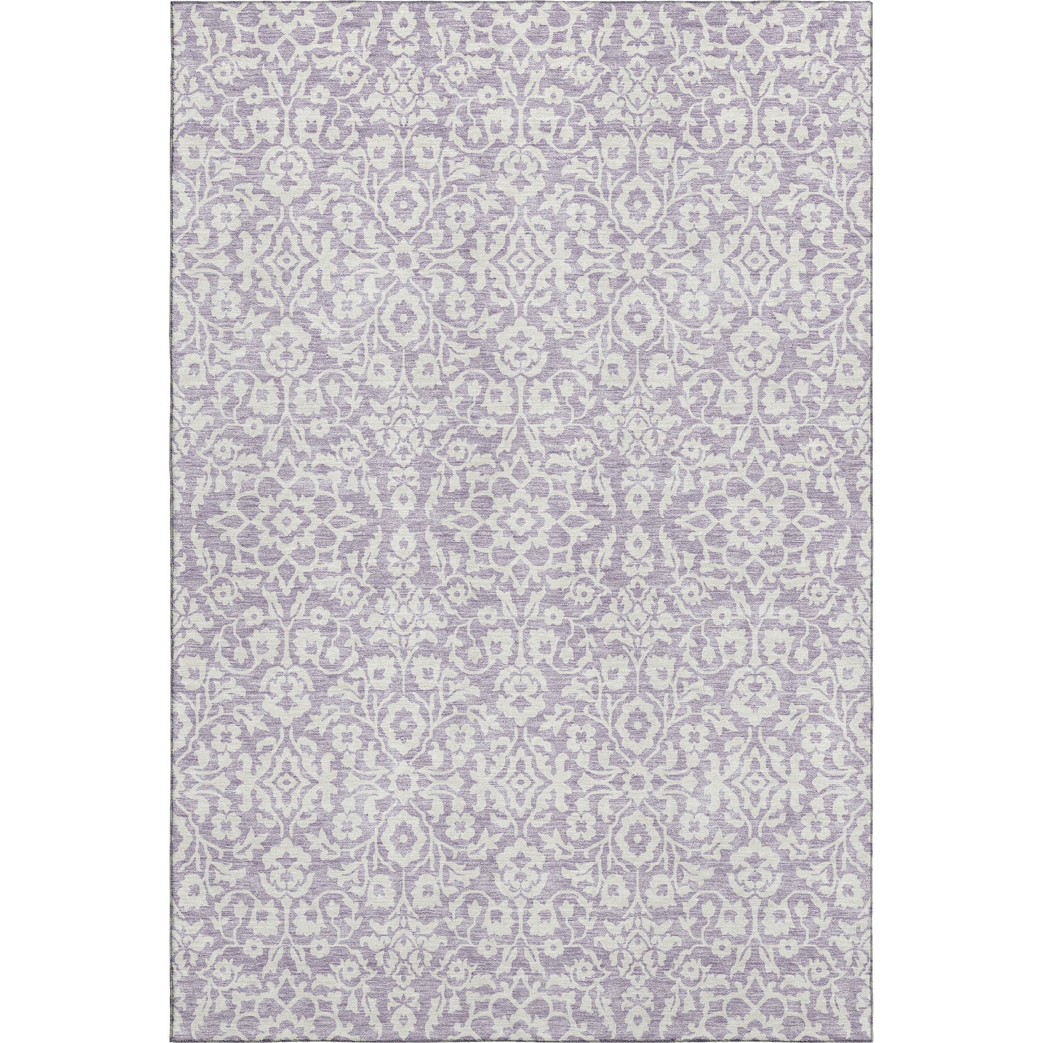 Sintra Machine Washable Traditional Lavender Purple Rug 2'6" x 3'10" #shape_Rectangle