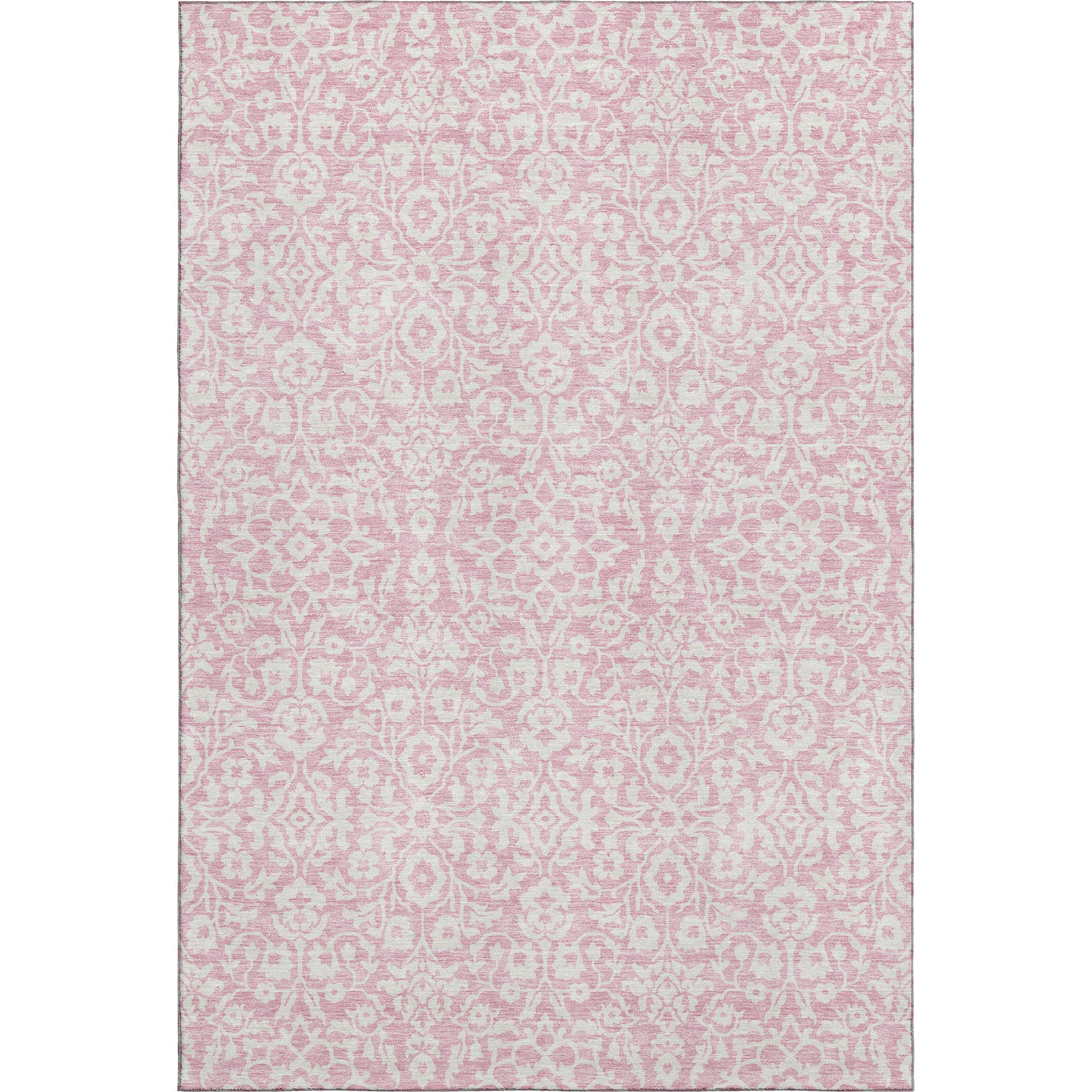 Sintra Machine Washable Traditional Pink Rug 2'6" x 3'10" #shape_Rectangle
