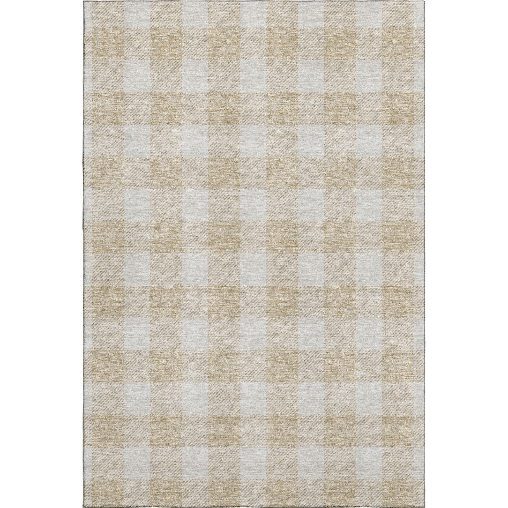 Kyoto Machine Washable Transitional Beige Brown Rug 2'6" x 3'10" #shape_Rectangle