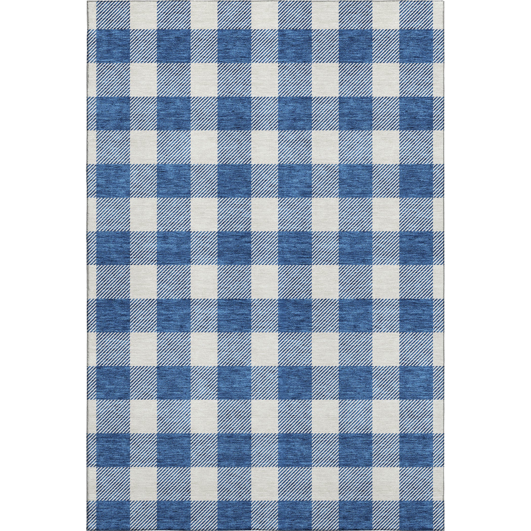 Kyoto Machine Washable Transitional Navy Blue Rug 2'6" x 3'10" #shape_Rectangle