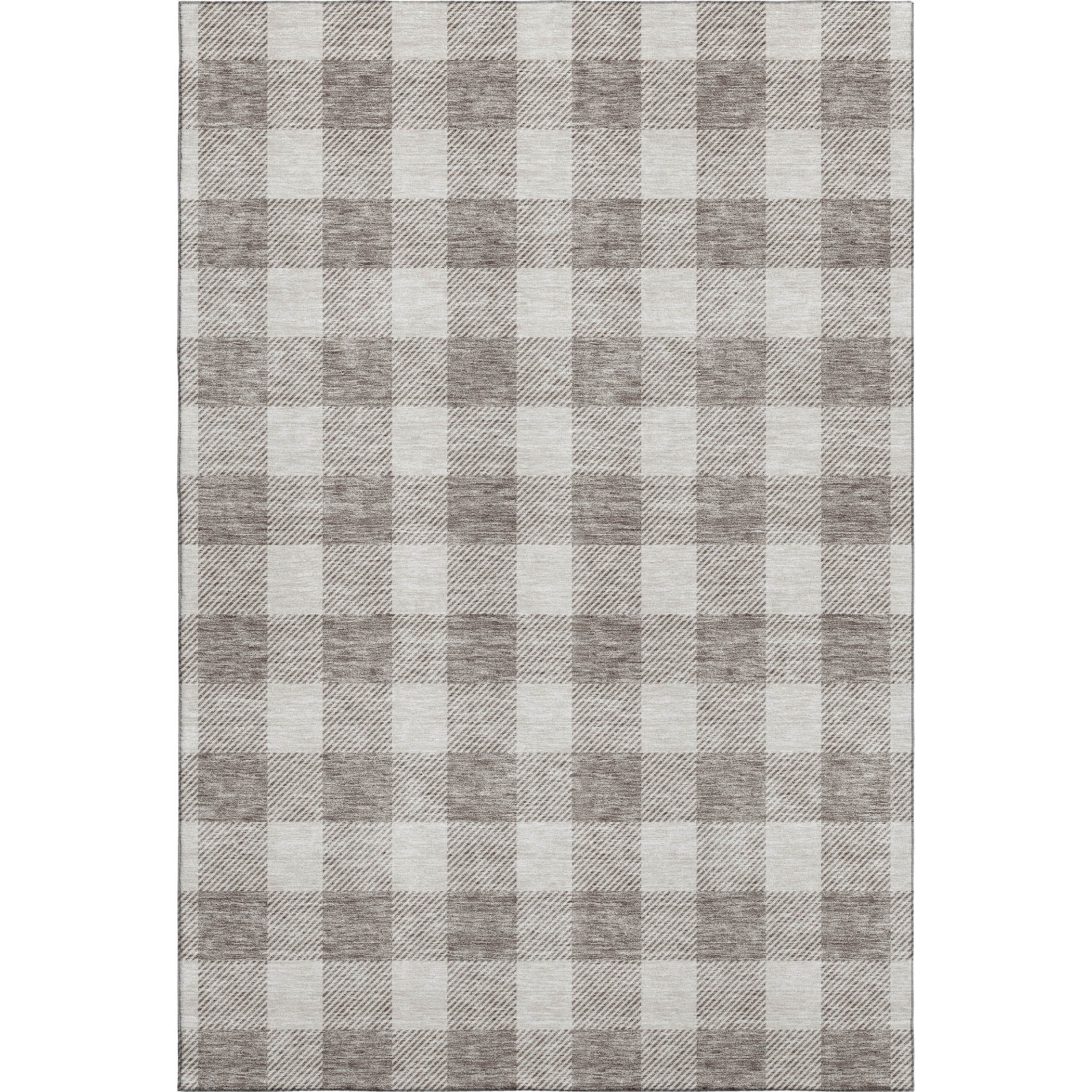 Kyoto Machine Washable Transitional Taupe Brown Rug 2'6" x 3'10" #shape_Rectangle