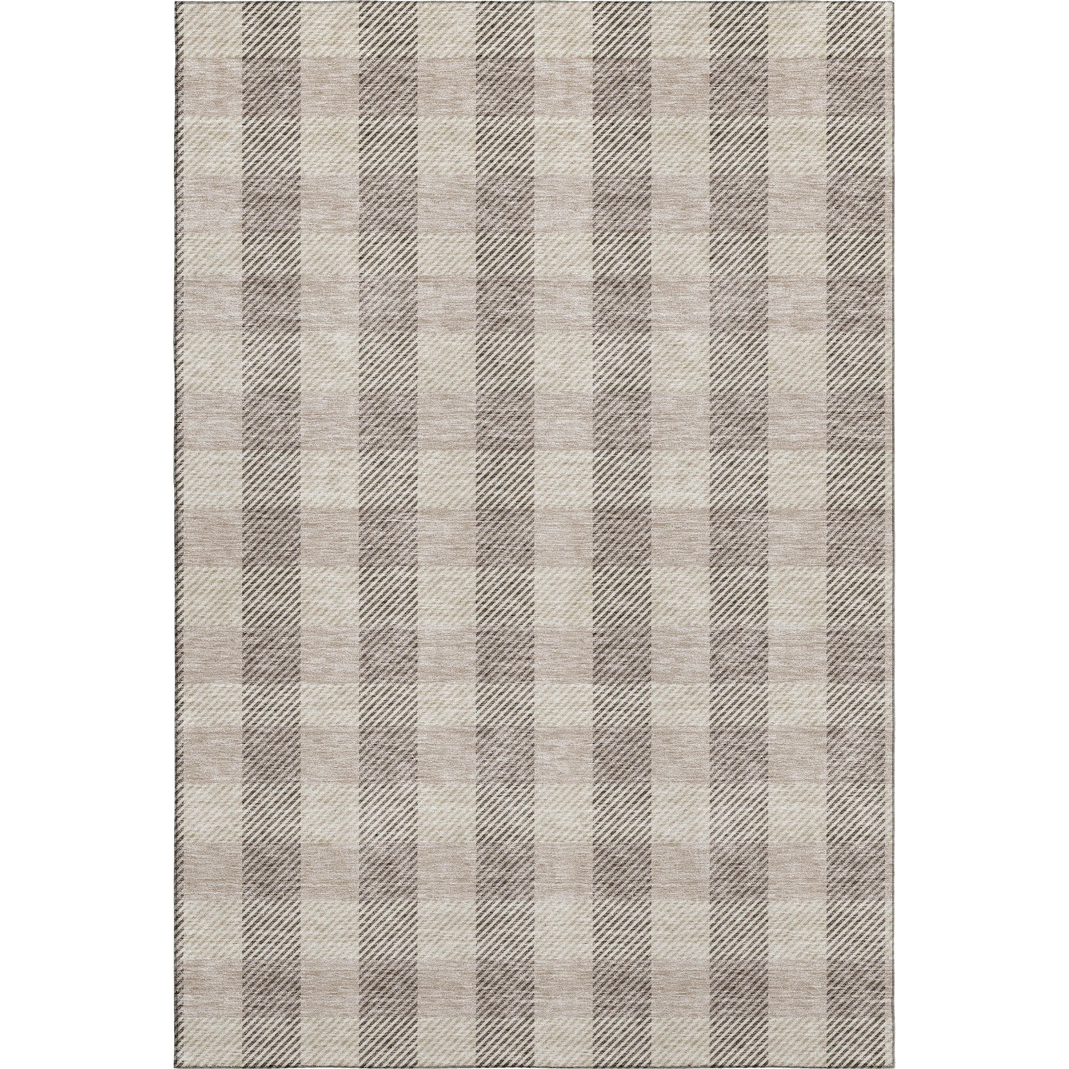 Bruges Machine Washable Transitional Beige Brown Rug 2'6" x 3'10" #shape_Rectangle