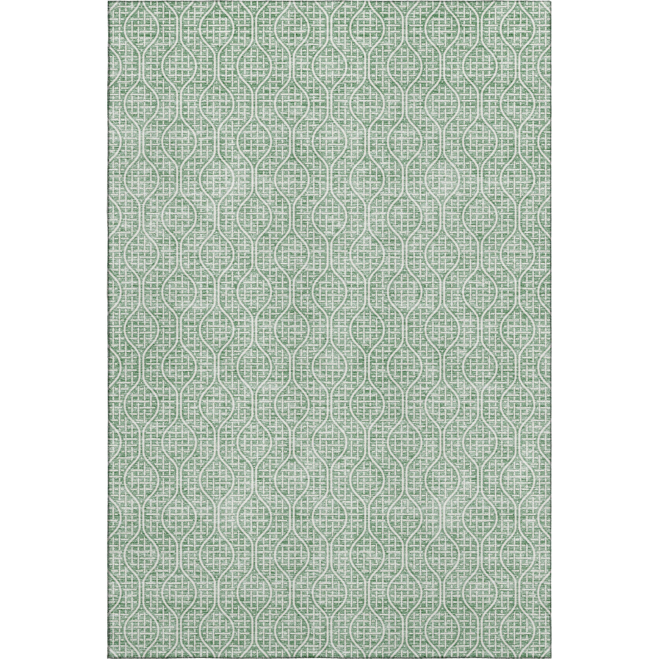 Bruges Machine Washable Transitional Sage Green Rug 2'6" x 3'10" #shape_Rectangle