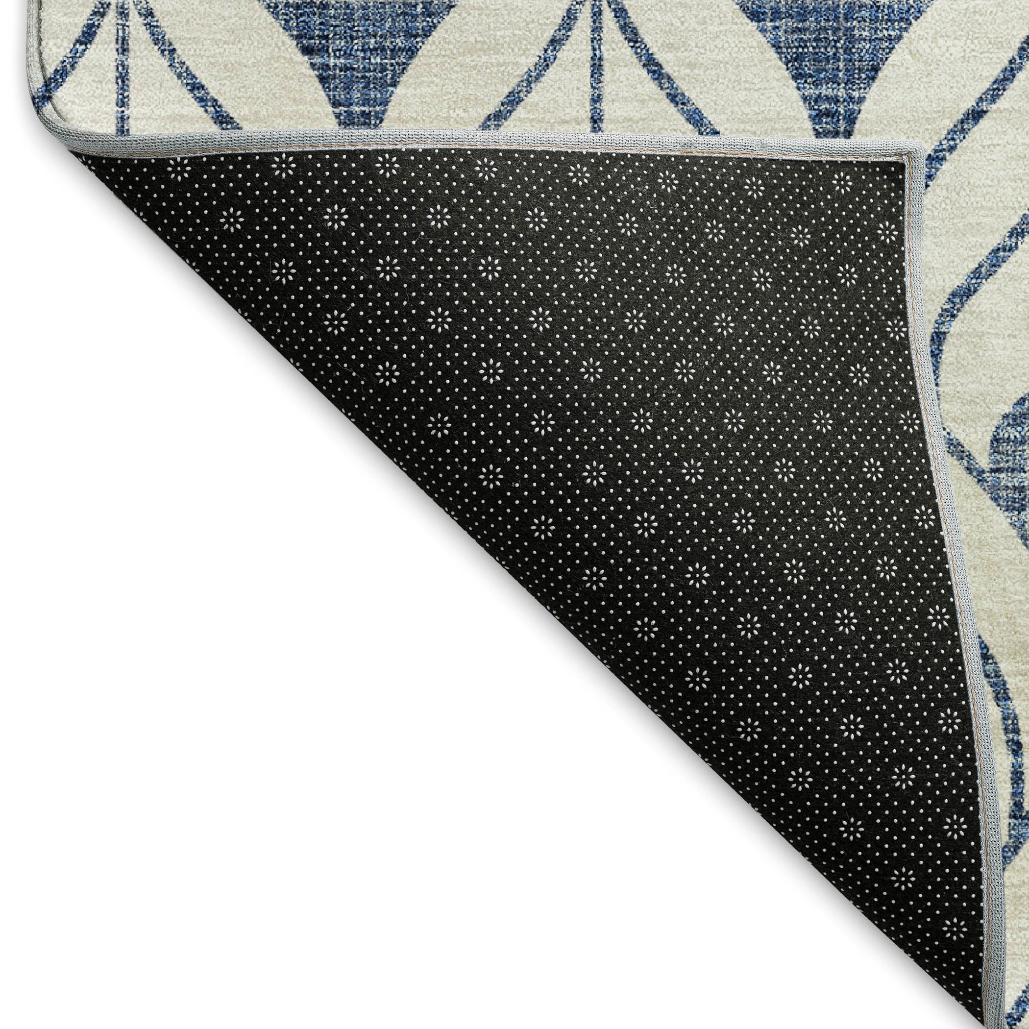 Marrakech Machine Washable Transitional Blue Rug 1'8" x 2'6" #shape_Rectangle