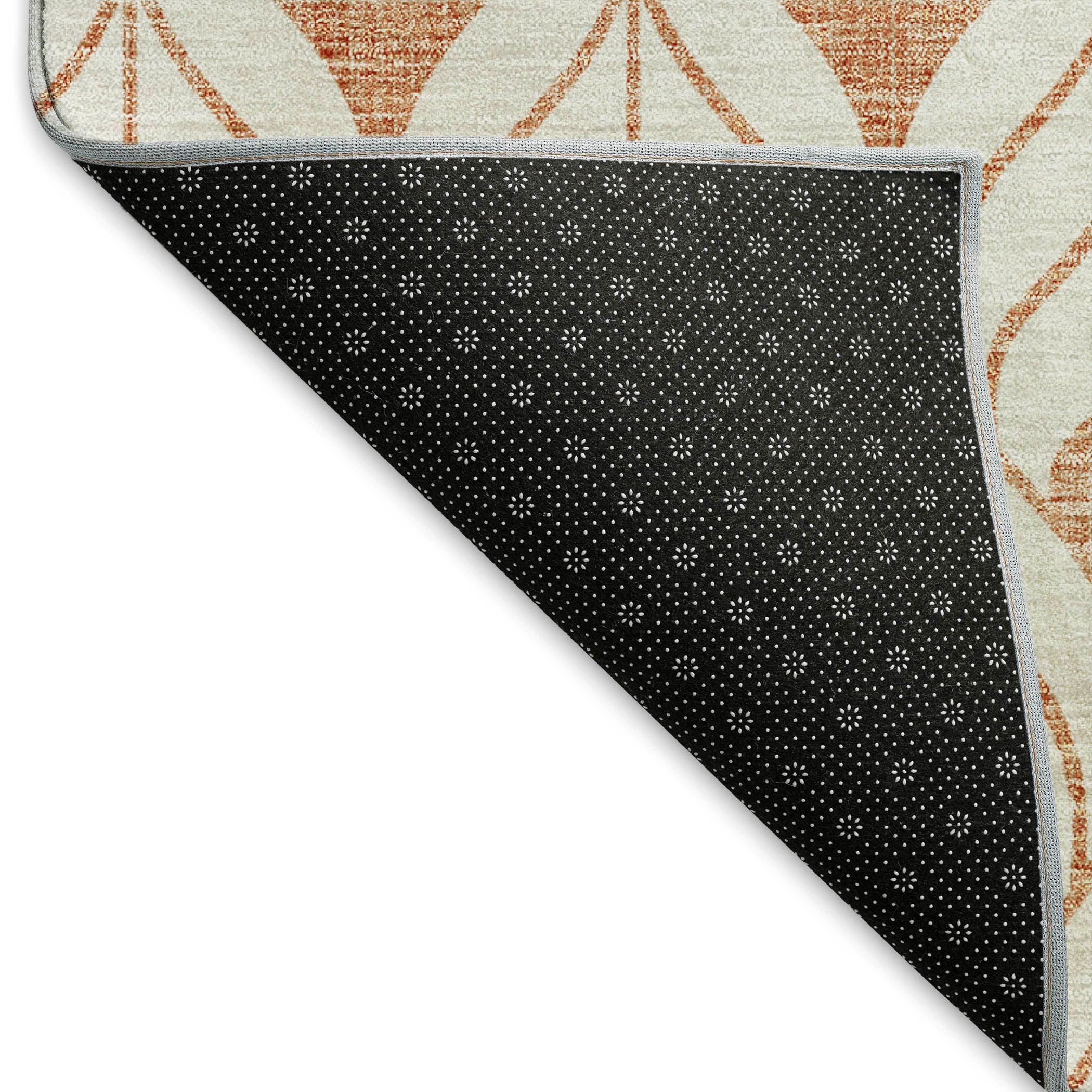 Marrakech Machine Washable Transitional Salmon Orange Rug 1'8" x 2'6" #shape_Rectangle