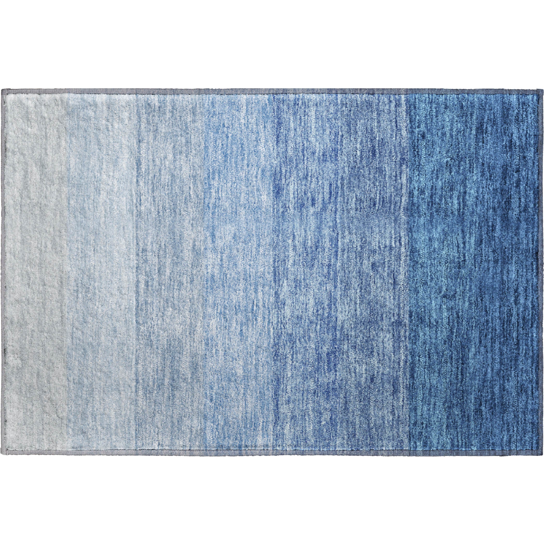 Salzburg Machine Washable Transitional Blue Rug 1'8" x 2'6" #shape_Rectangle