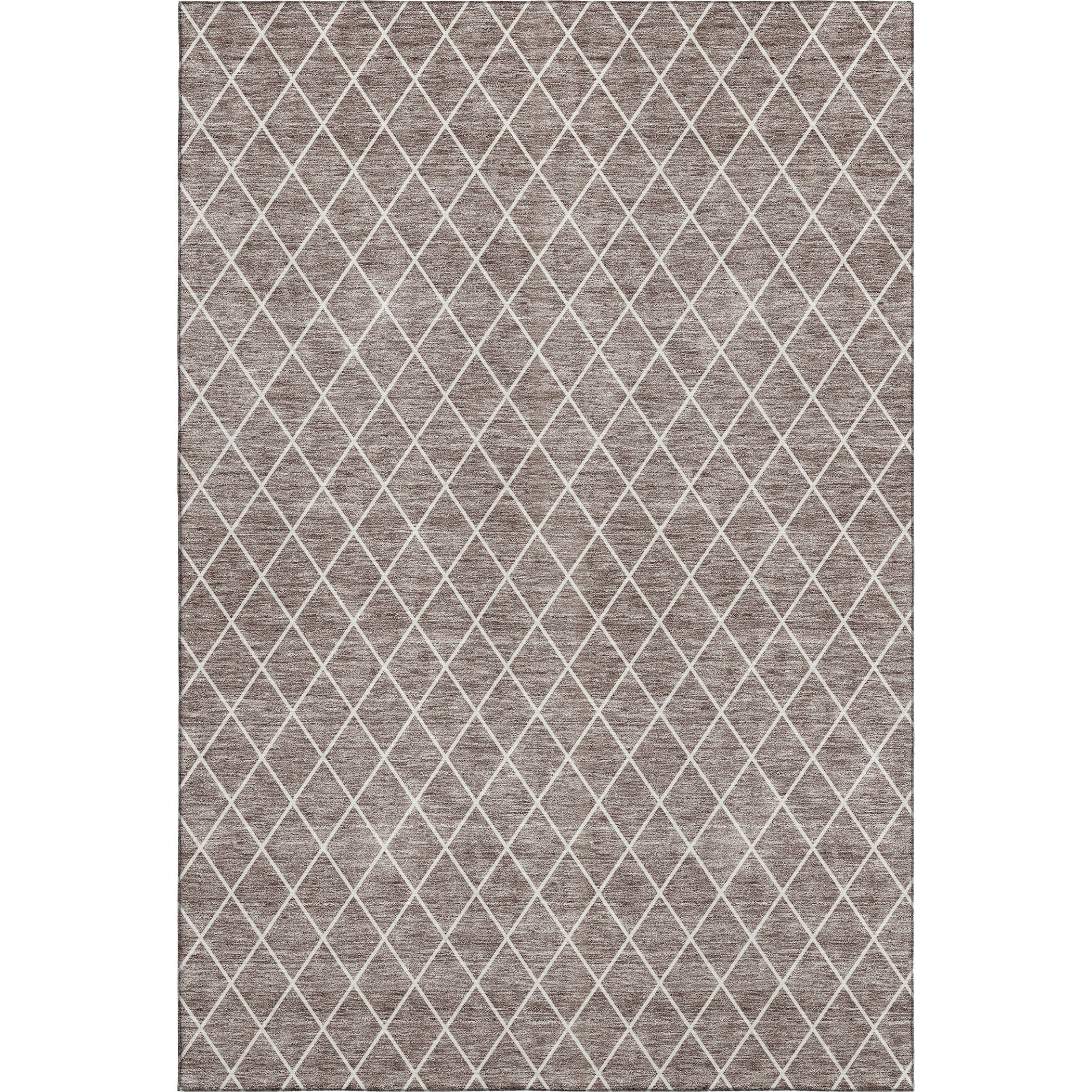 Tallinn Machine Washable Transitional Taupe Brown Rug 2'6" x 3'10" #shape_Rectangle