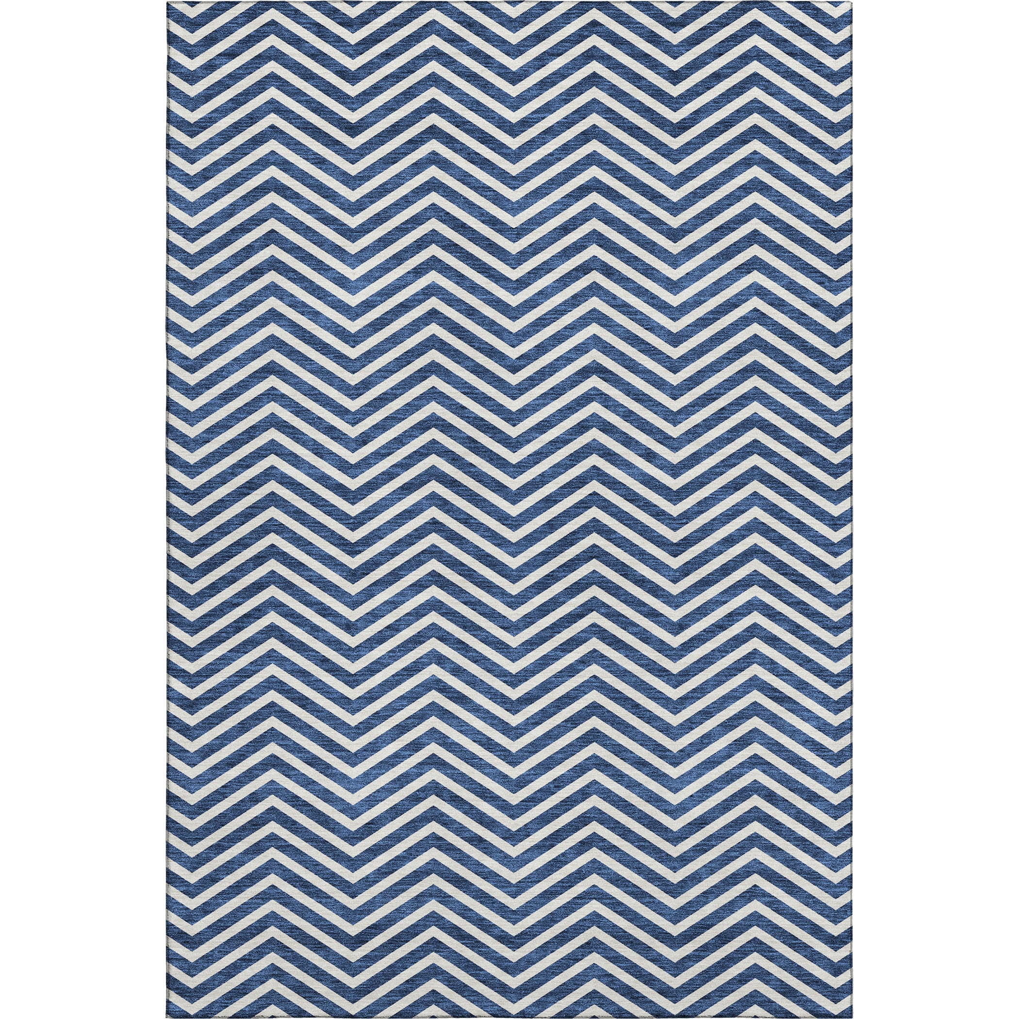 Bruges Machine Washable Transitional Blue Rug 2'6" x 3'10" #shape_Rectangle