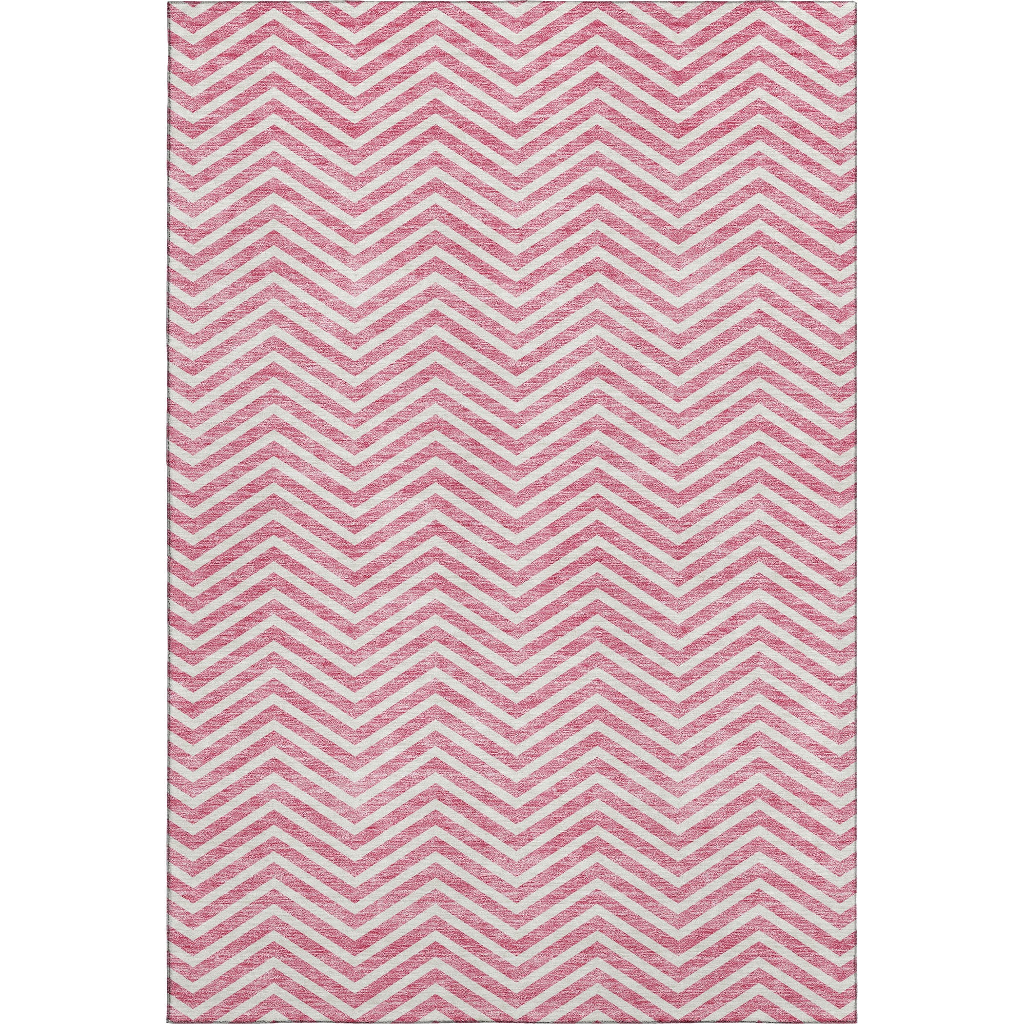Bruges Machine Washable Transitional Pink Rug 2'6" x 3'10" #shape_Rectangle