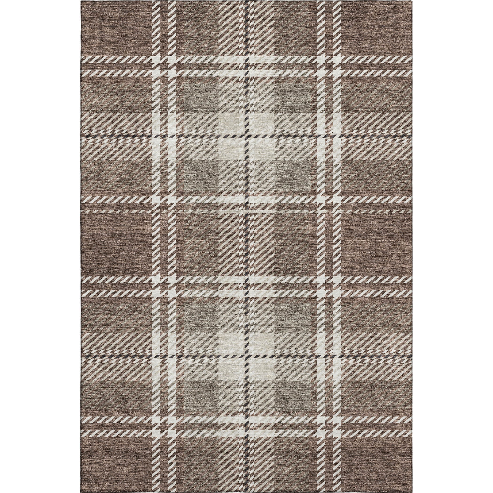 Chiang Mai Machine Washable Transitional Brown Rug 2'6" x 3'10" #shape_Rectangle