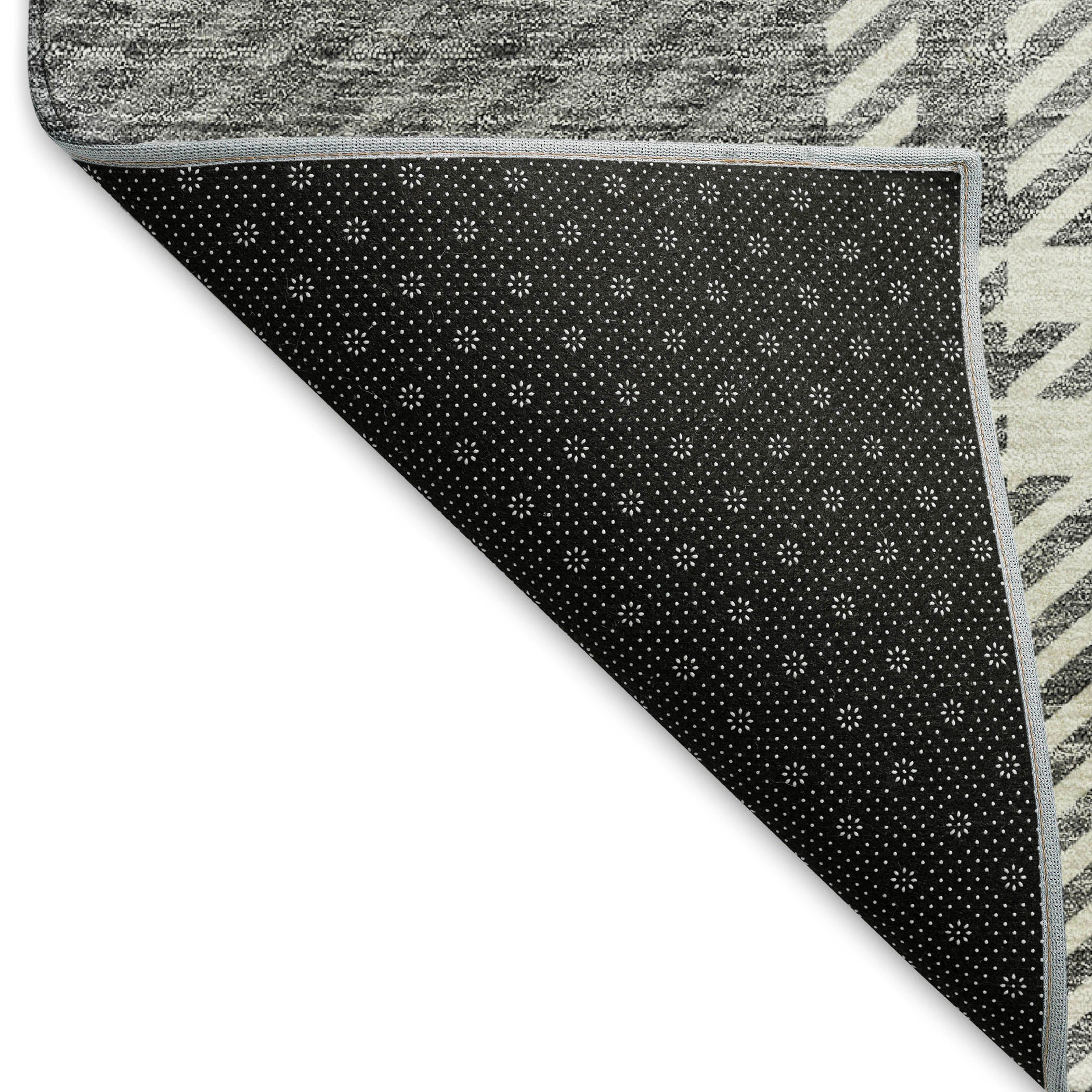 Chiang Mai Machine Washable Transitional Gray Rug 1'8" x 2'6" #shape_Rectangle