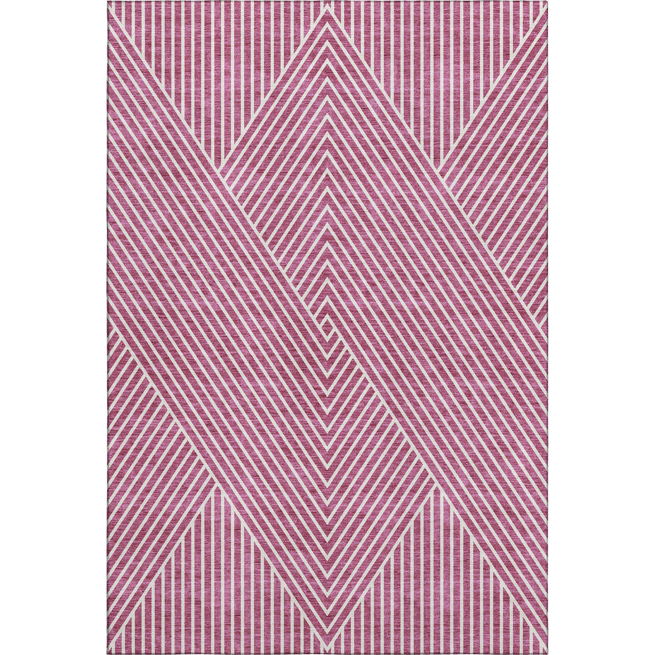 Bern Machine Washable Transitional Blush Pink Rug 2'6" x 3'10" #shape_Rectangle