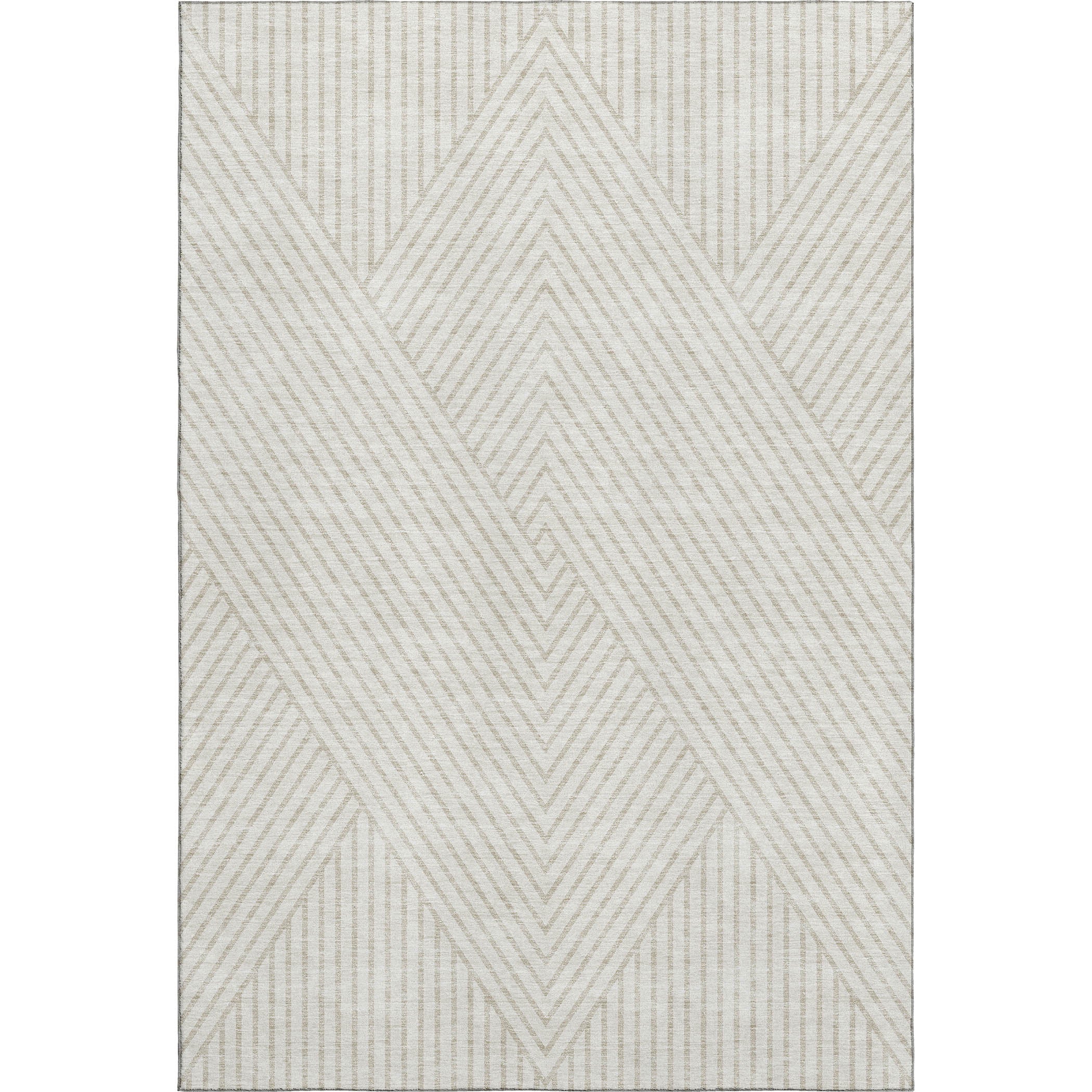 Bern Machine Washable Transitional Ivory Rug 2'6" x 3'10" #shape_Rectangle