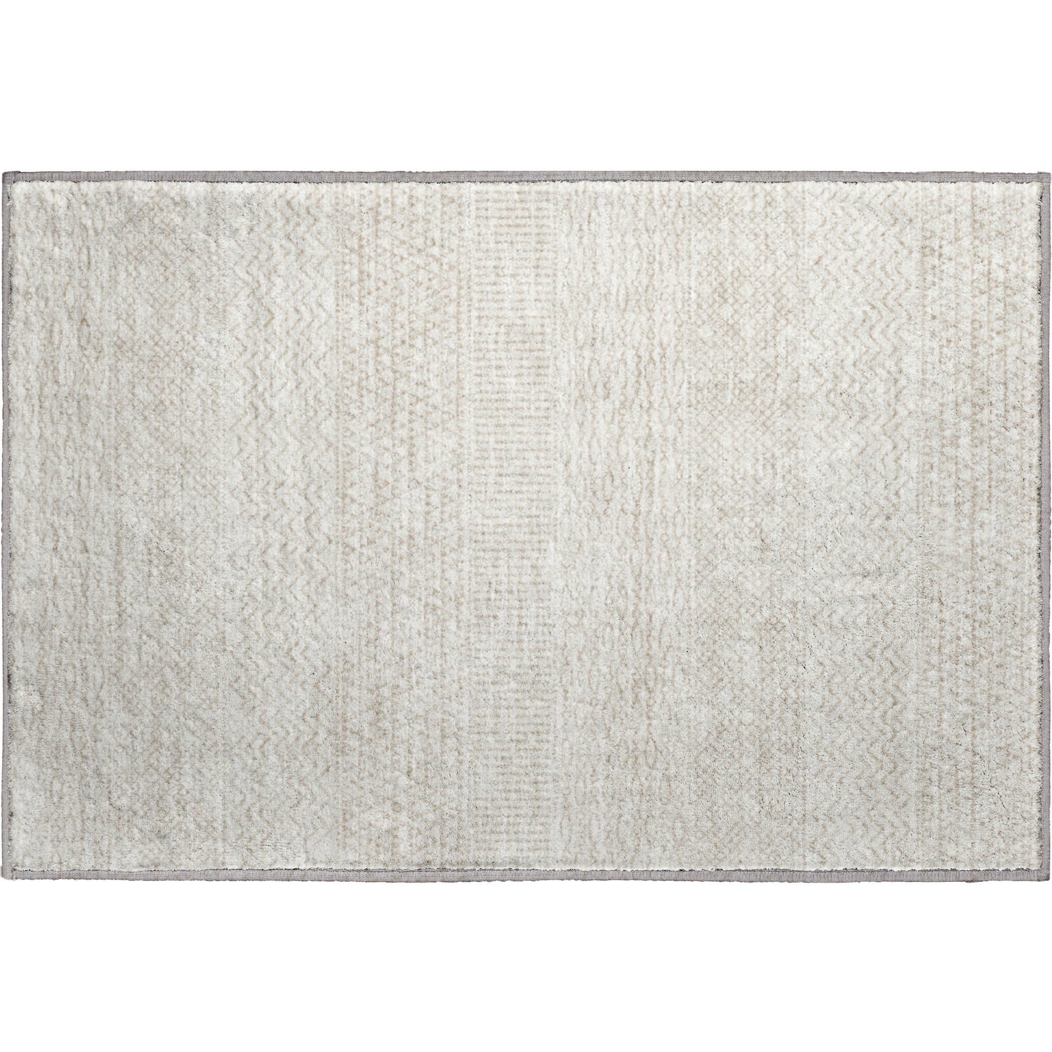 Florence Machine Washable Transitional Ivory Rug 1'8" x 2'6" #shape_Rectangle