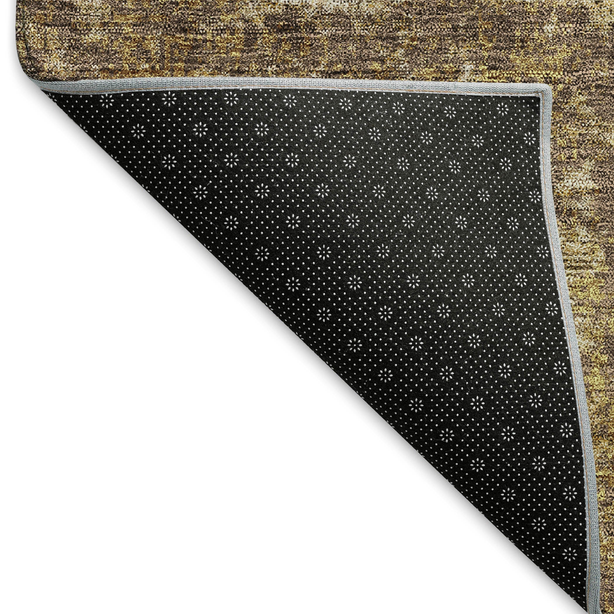 Bogota Machine Washable Transitional Brown Rug 1'8" x 2'6" #shape_Rectangle