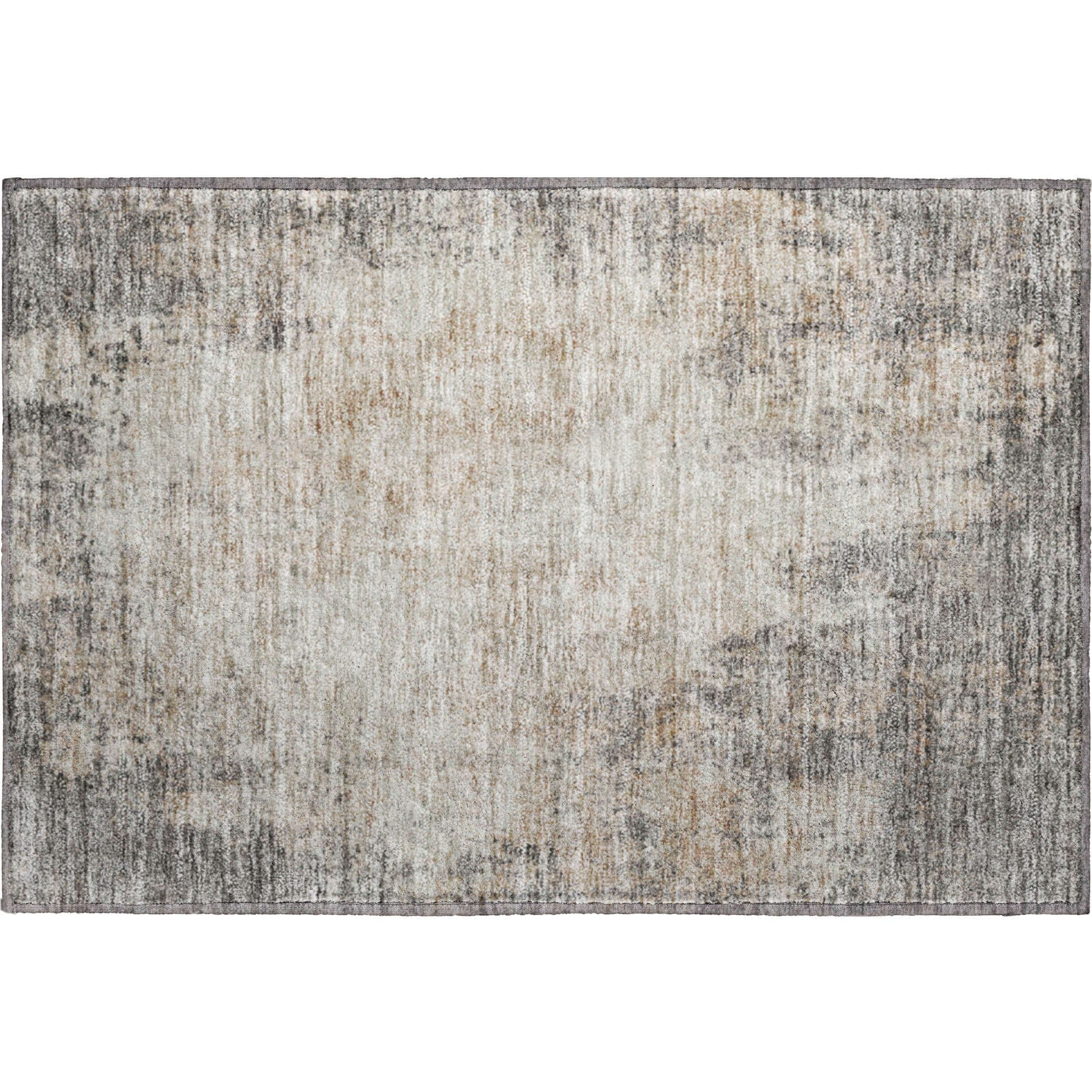 Bogota Machine Washable Transitional Taupe Brown Rug 1'8" x 2'6" #shape_Rectangle