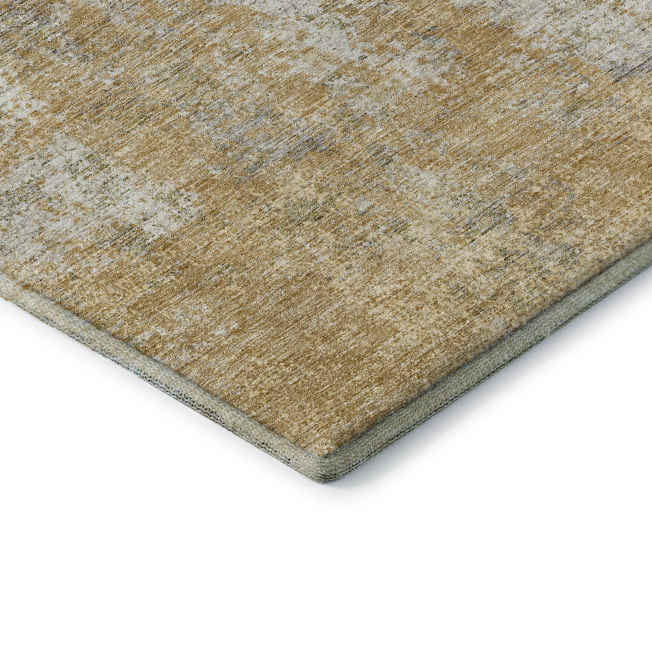Bogota Machine Washable Transitional Wheat Gold Rug 1'8" x 2'6" #shape_Rectangle