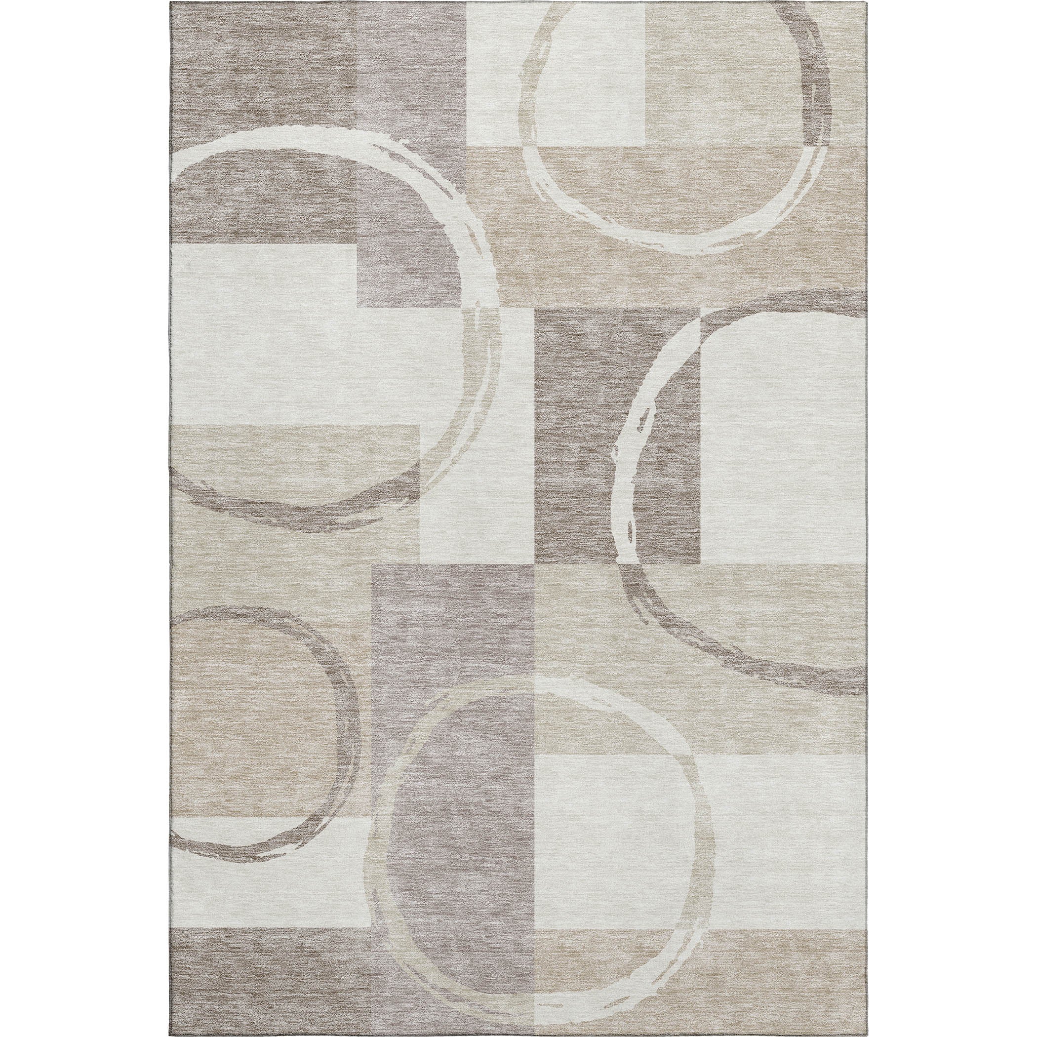 Istanbul Machine Washable Transitional Ivory Rug 2'6" x 3'10" #shape_Rectangle