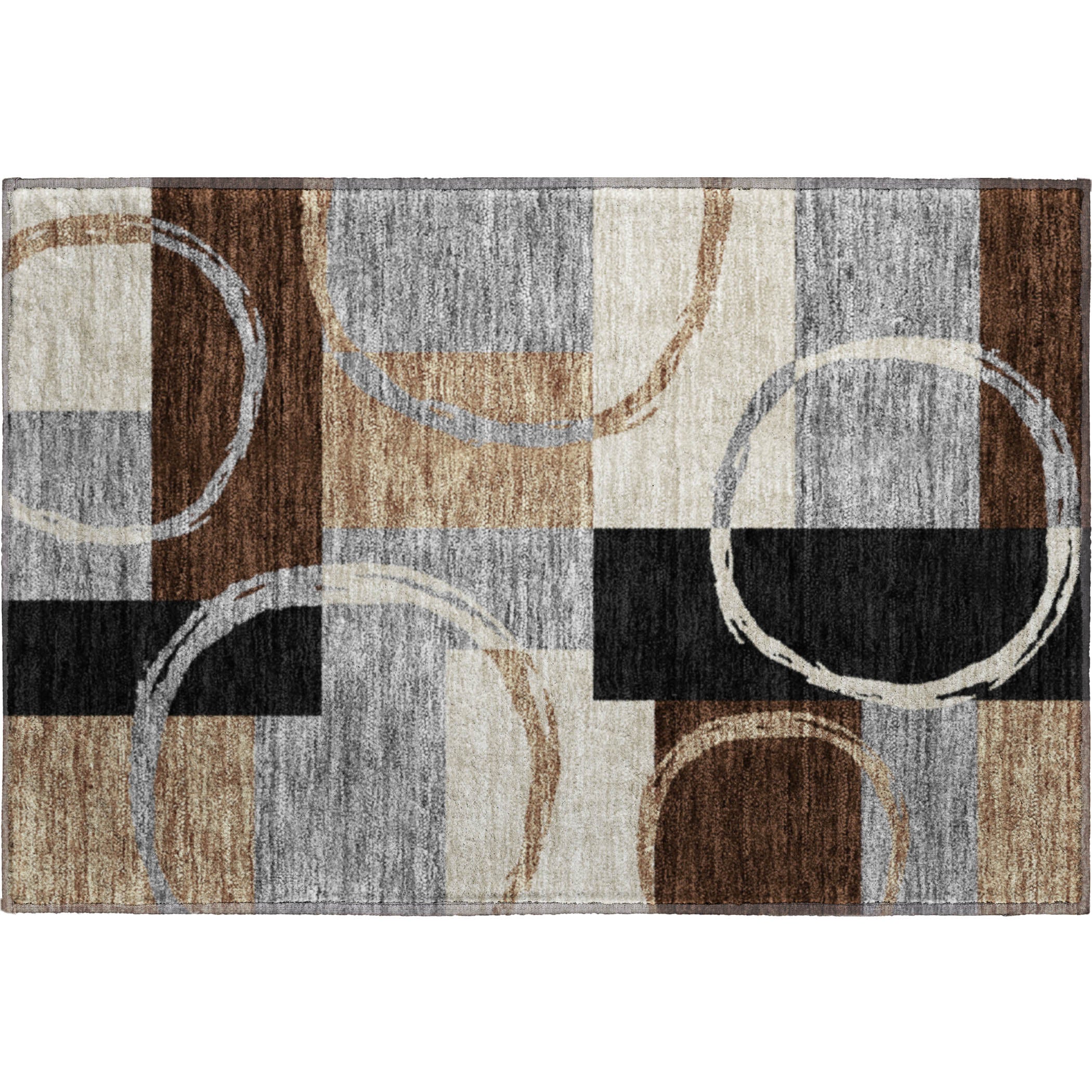 Istanbul Machine Washable Transitional Pewter Gray Rug 1'8" x 2'6" #shape_Rectangle
