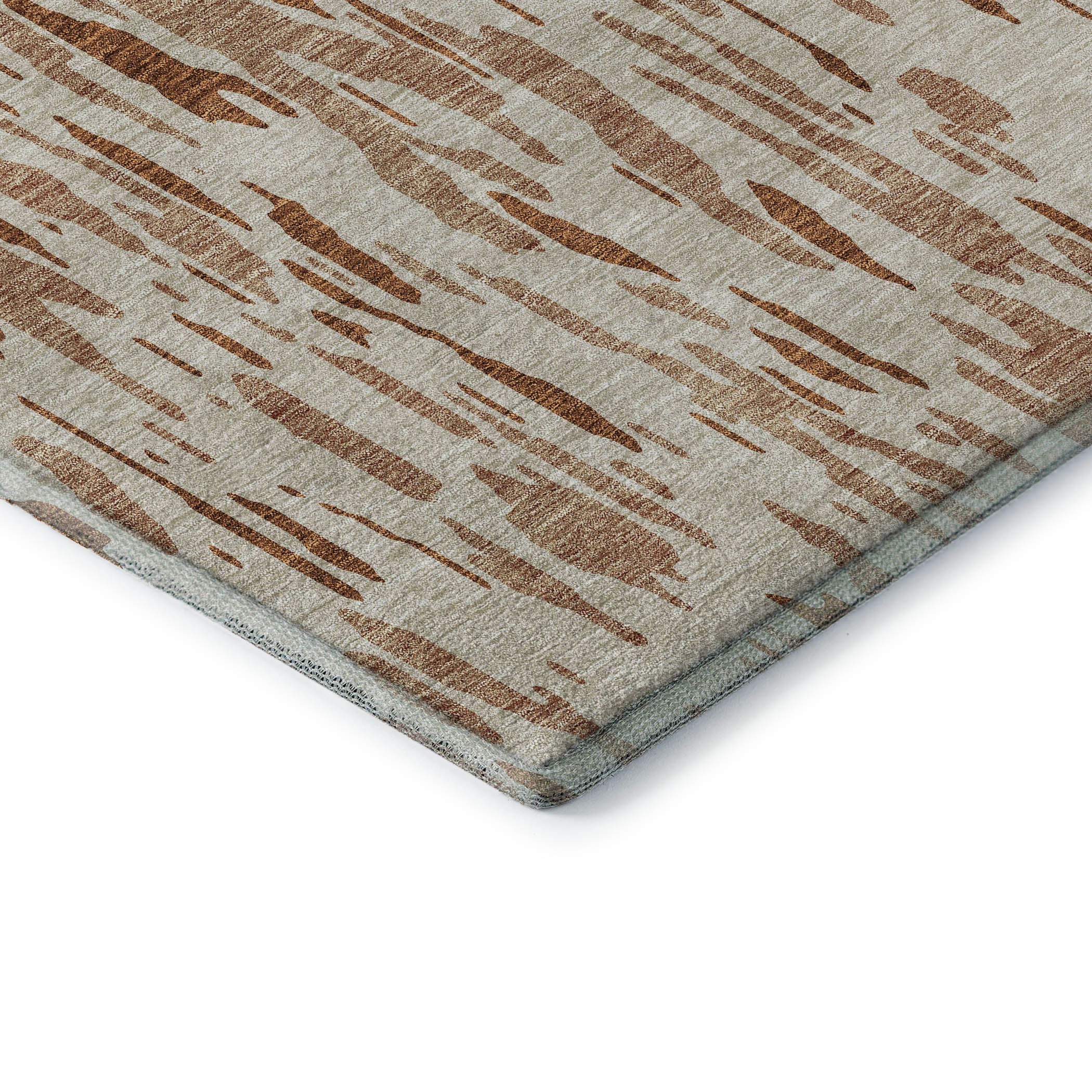 Porto Machine Washable Transitional Paprika Orange Rug 1'8" x 2'6" #shape_Rectangle