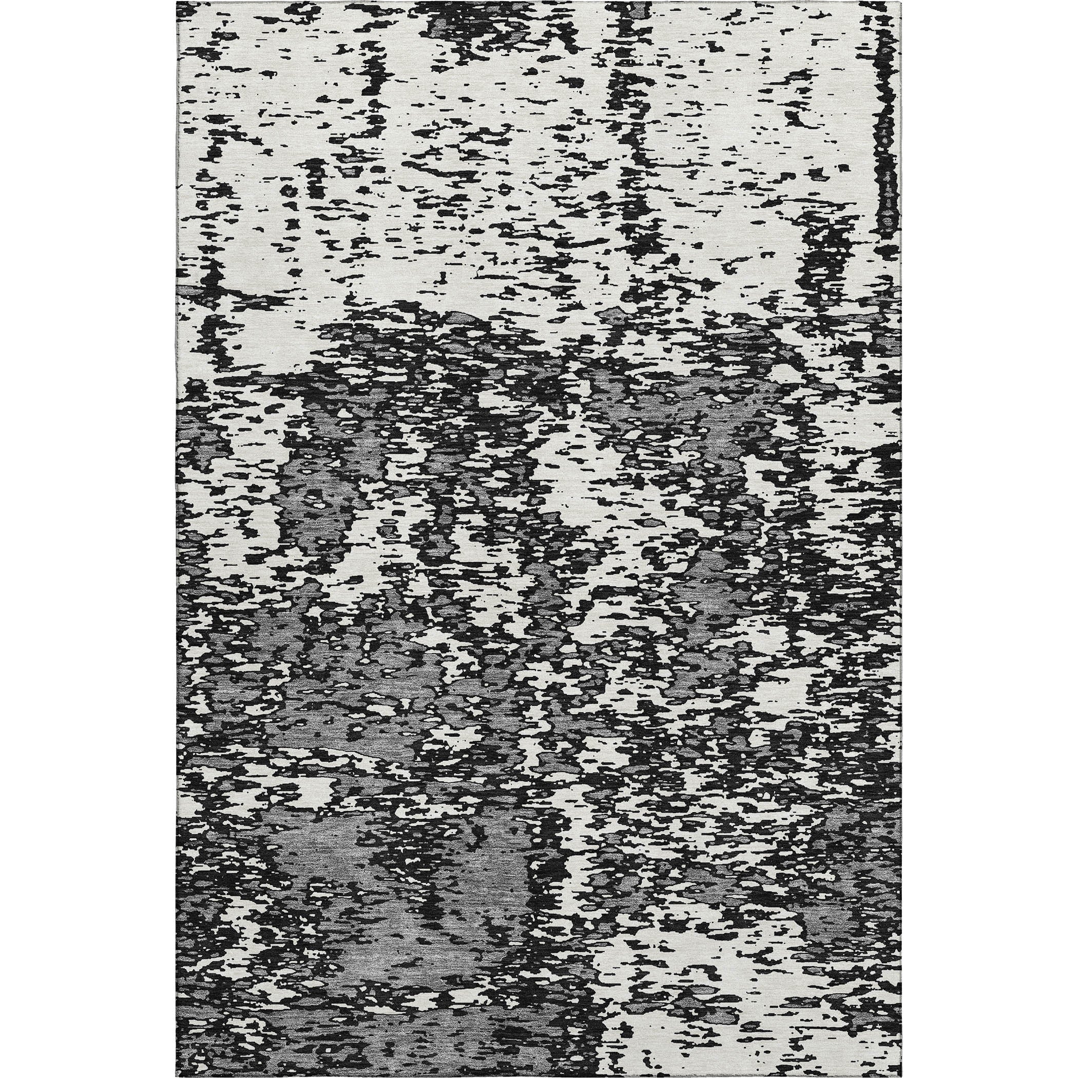 Ghent Machine Washable Transitional Black Rug 2'6" x 3'10" #shape_Rectangle