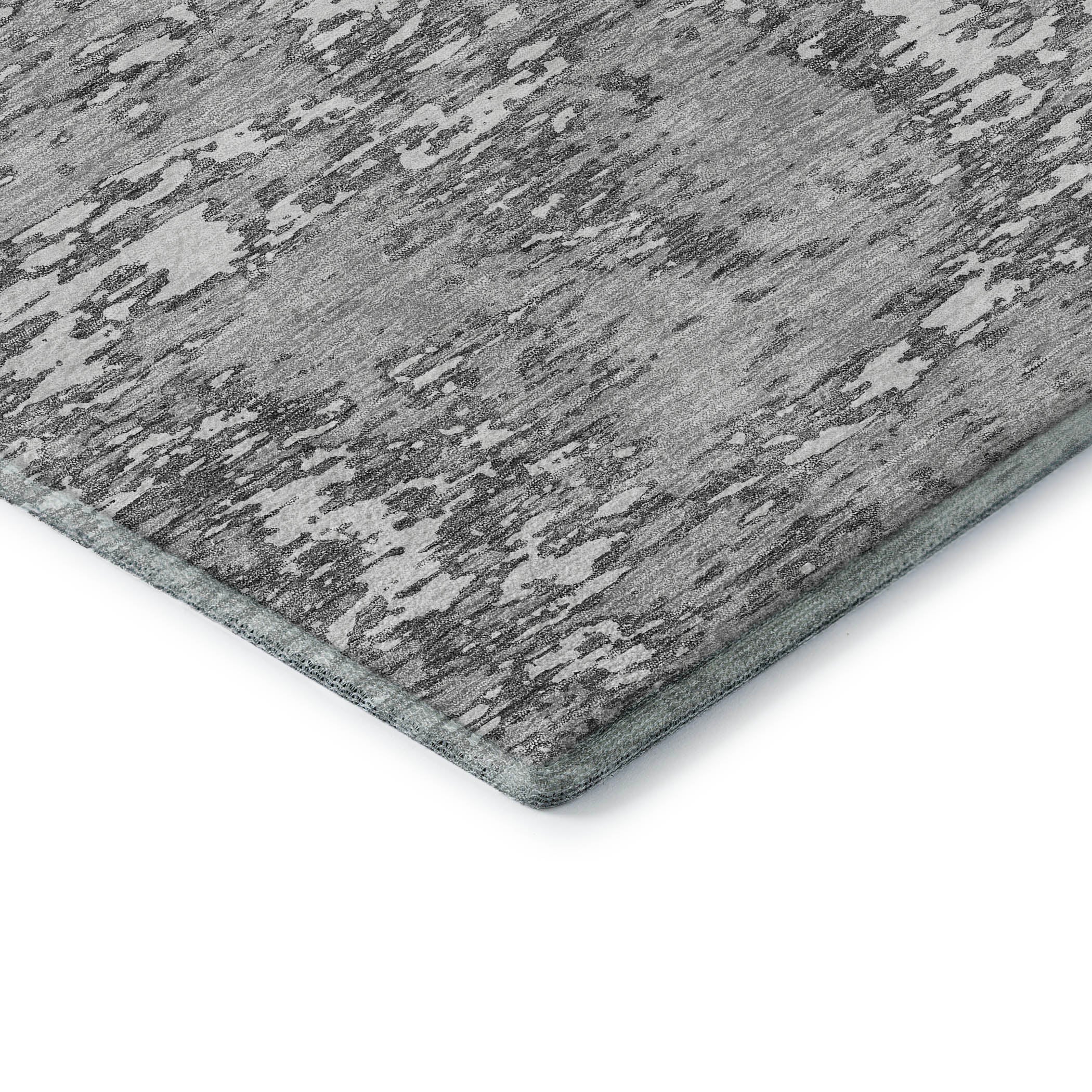 Ghent Machine Washable Transitional Gray Rug 1'8" x 2'6" #shape_Rectangle