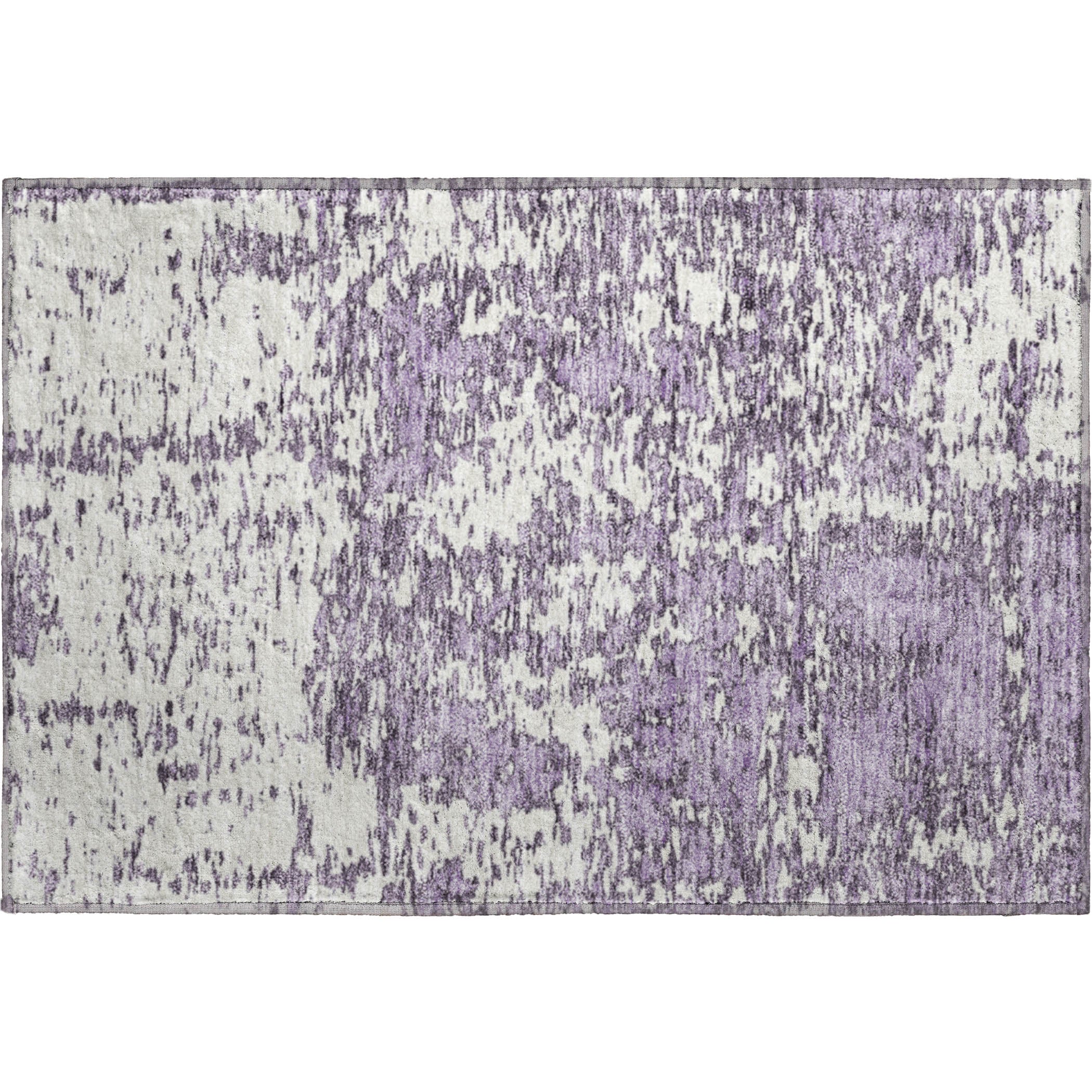 Ghent Machine Washable Transitional Lavender Purple Rug 1'8" x 2'6" #shape_Rectangle