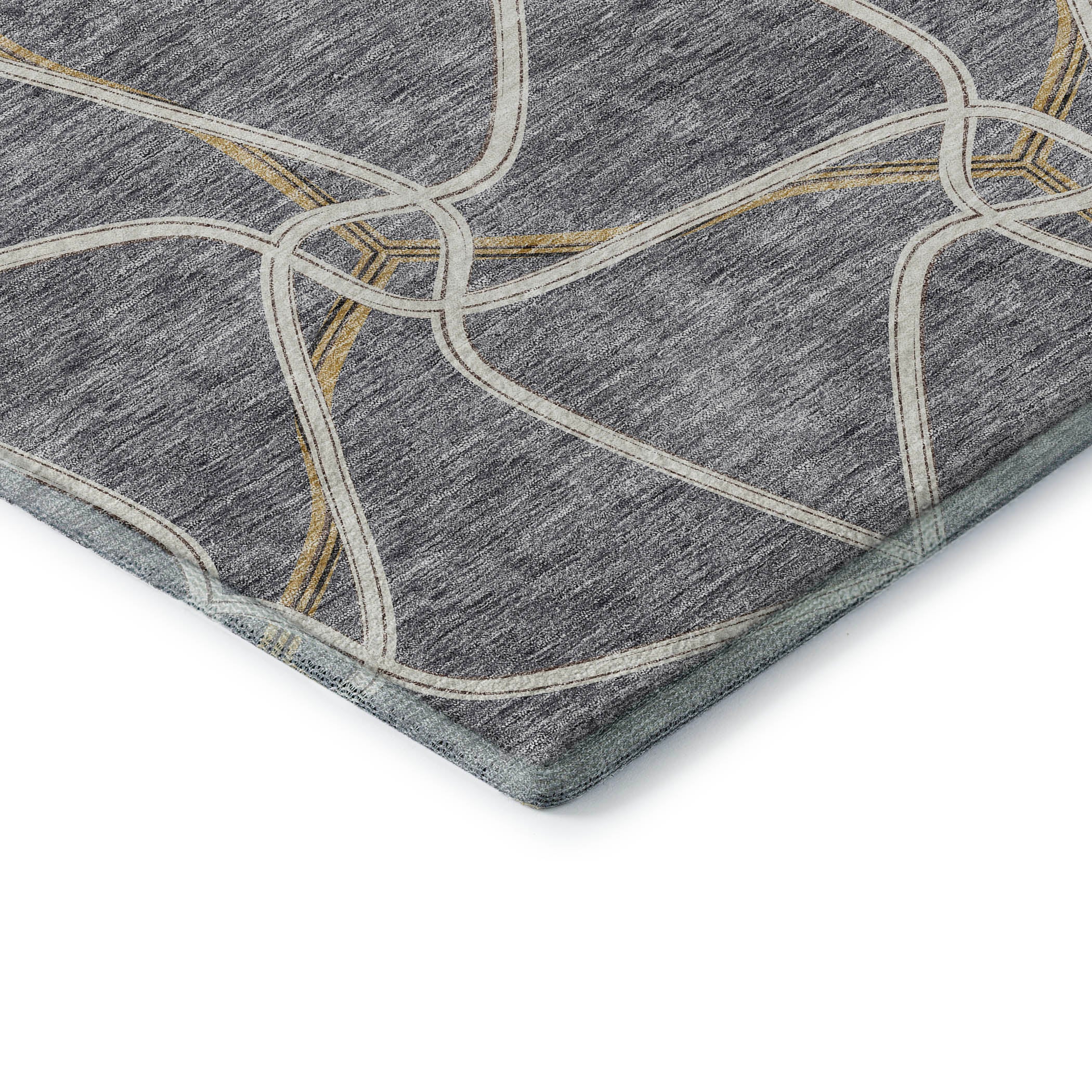 Jaipur Machine Washable Transitional Gray Rug 1'8" x 2'6" #shape_Rectangle