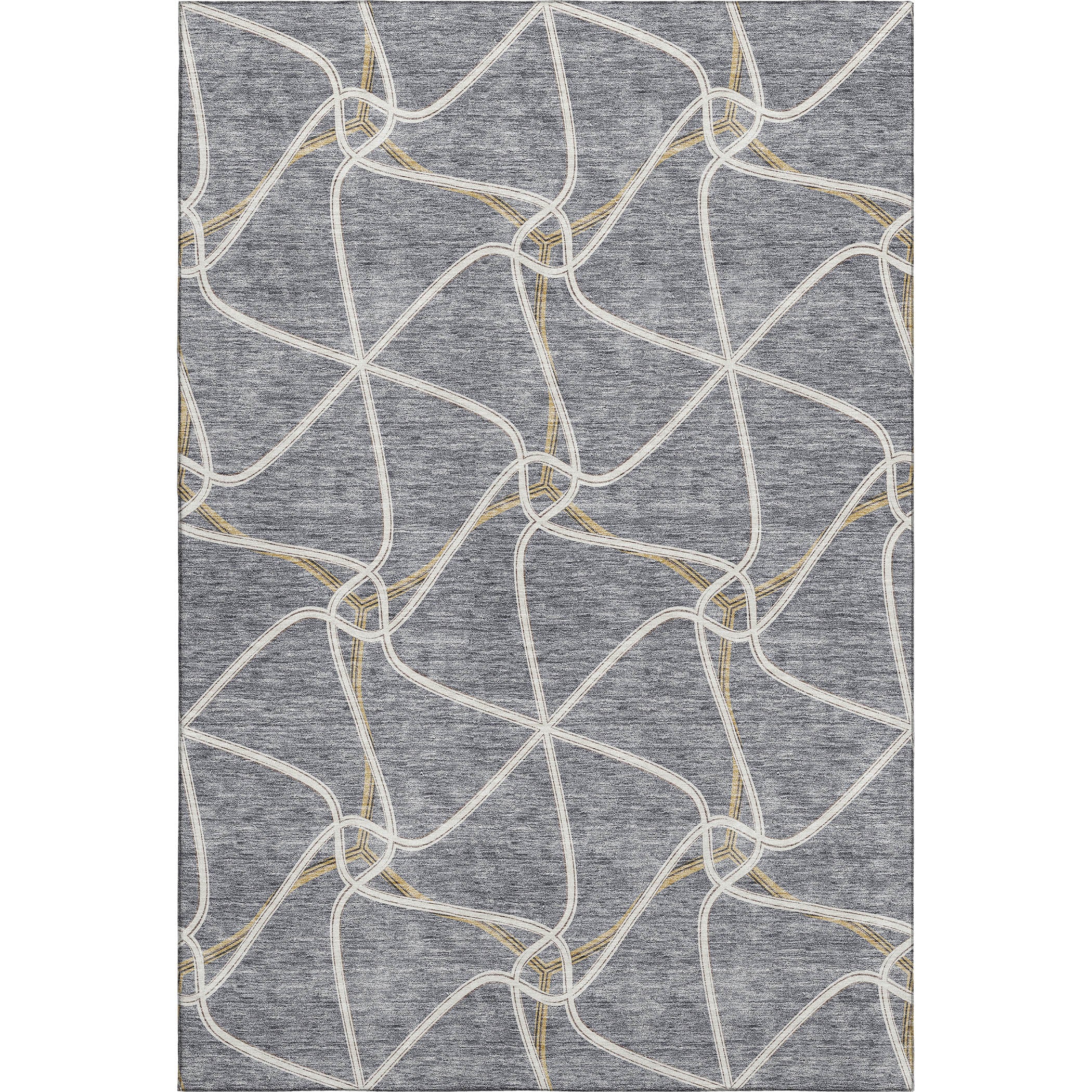 Jaipur Machine Washable Transitional Gray Rug 2'6" x 3'10" #shape_Rectangle