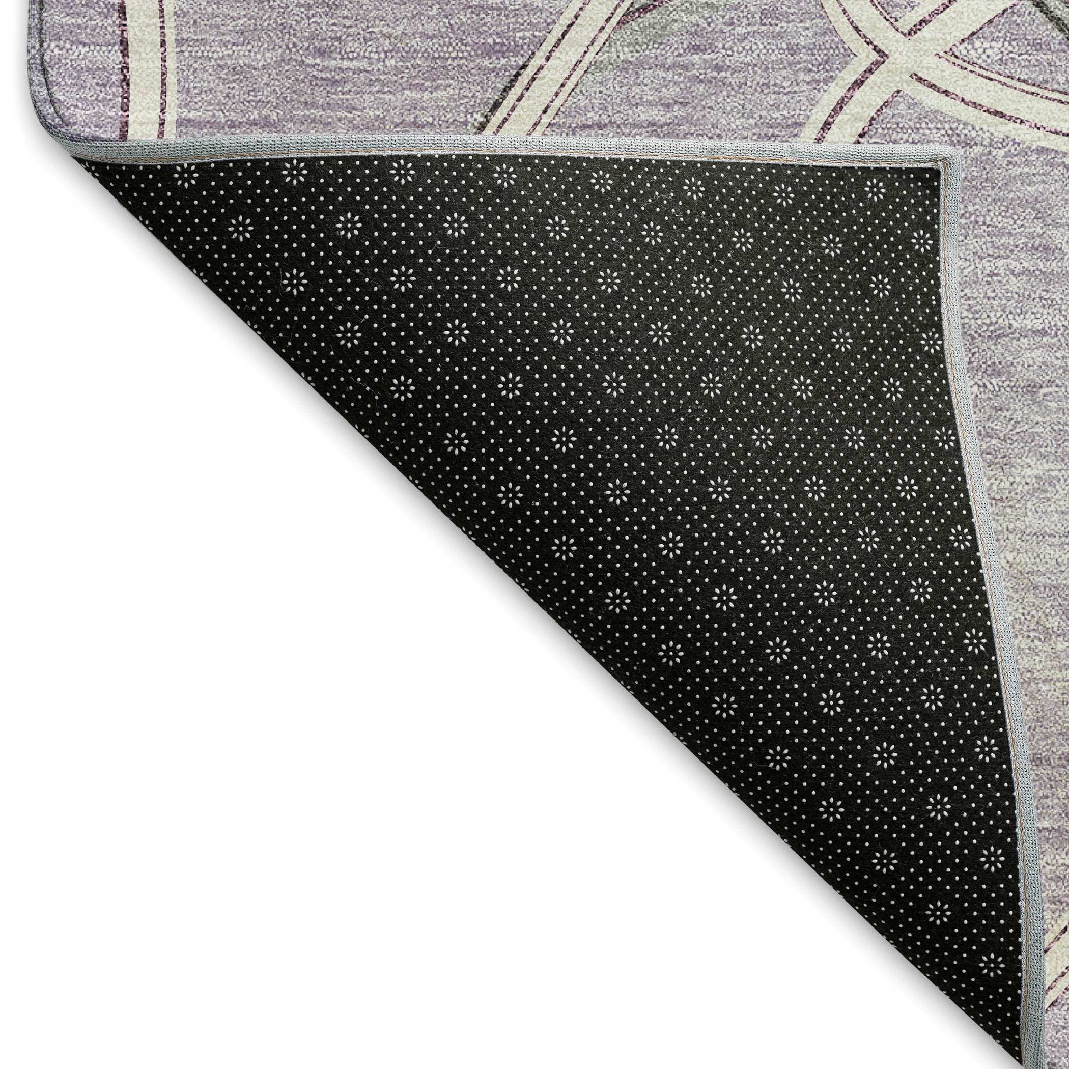 Jaipur Machine Washable Transitional Lavender Purple Rug 1'8" x 2'6" #shape_Rectangle