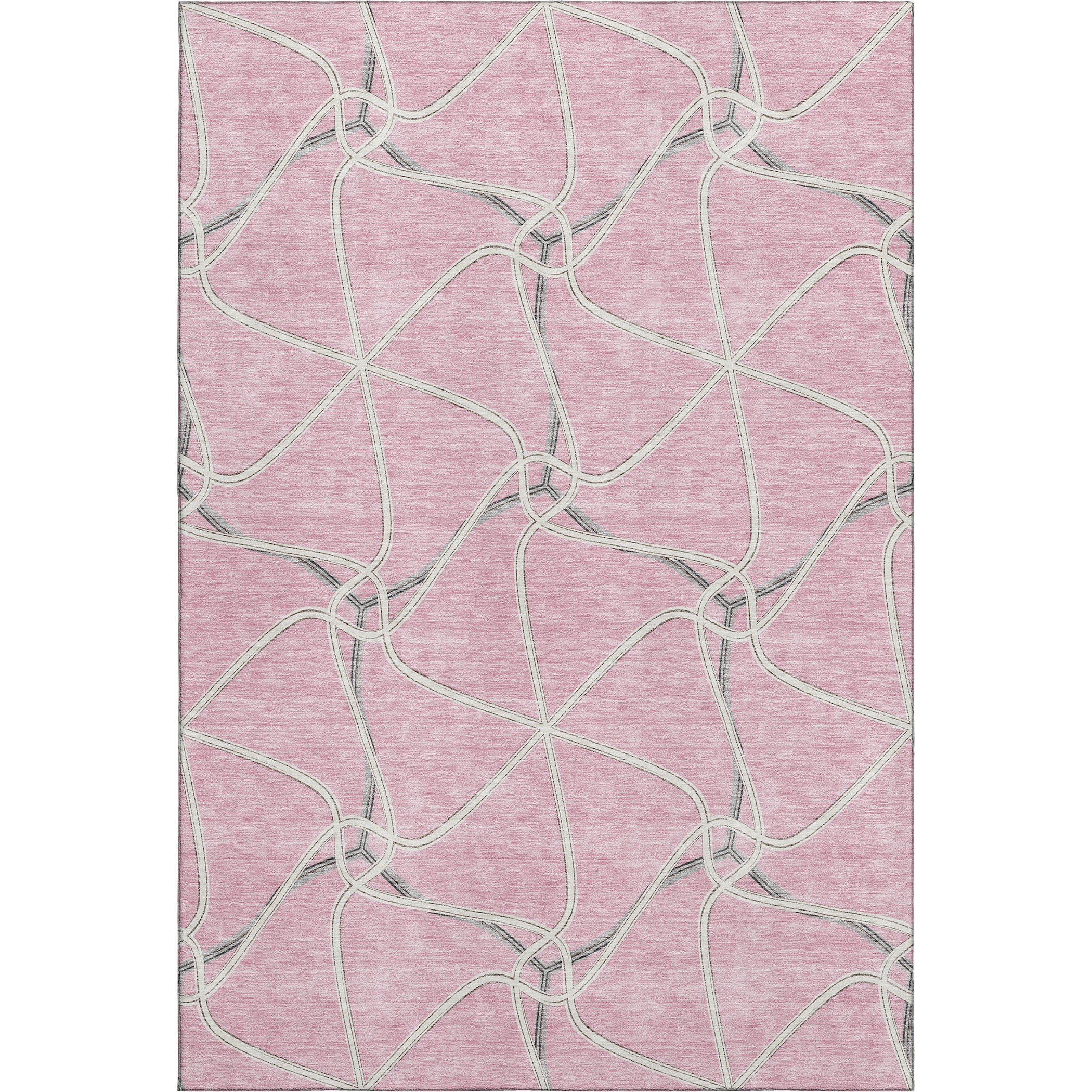 Jaipur Machine Washable Transitional Pink Rug 2'6" x 3'10" #shape_Rectangle