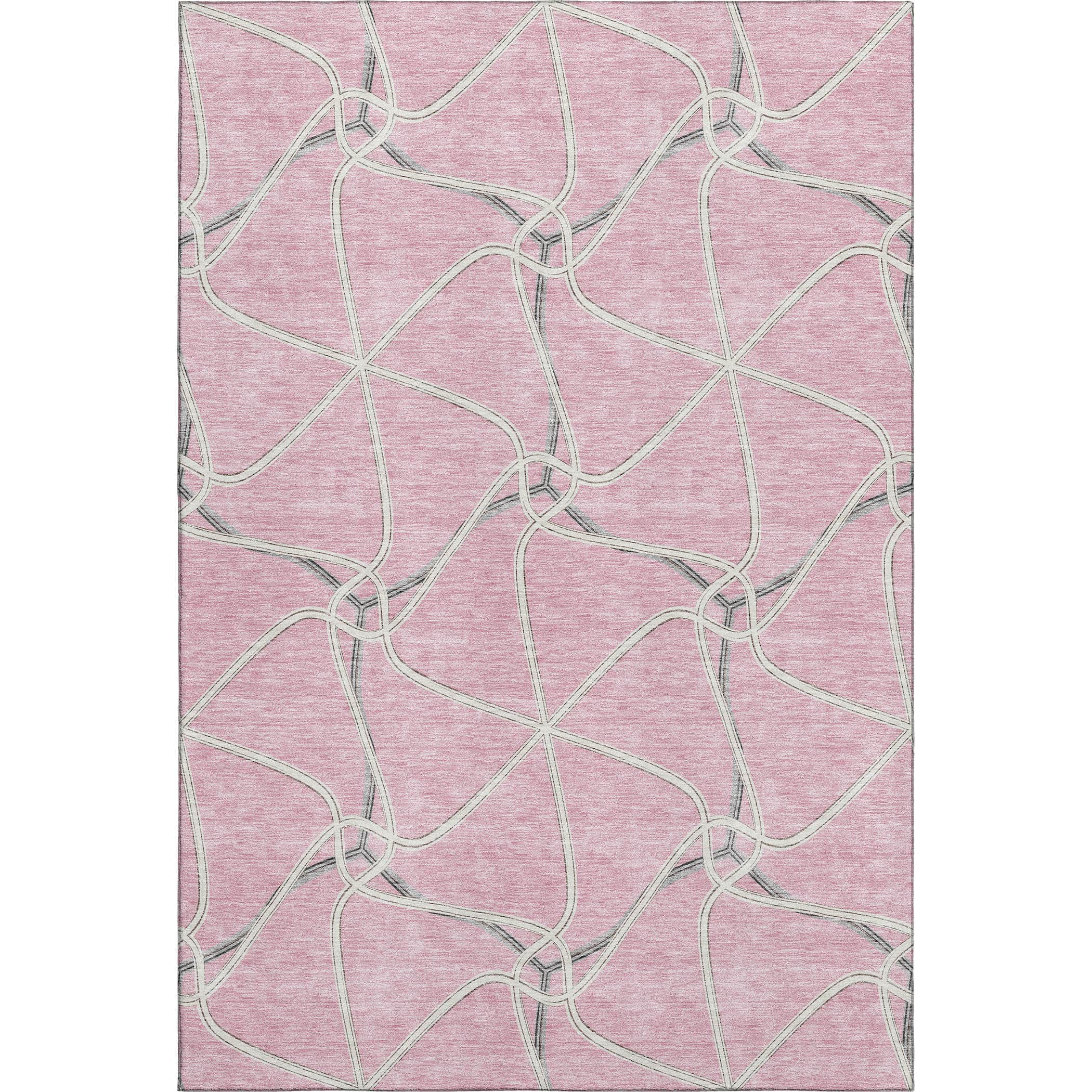 Jaipur Machine Washable Transitional Pink Rug 2'6" x 3'10" #shape_Rectangle