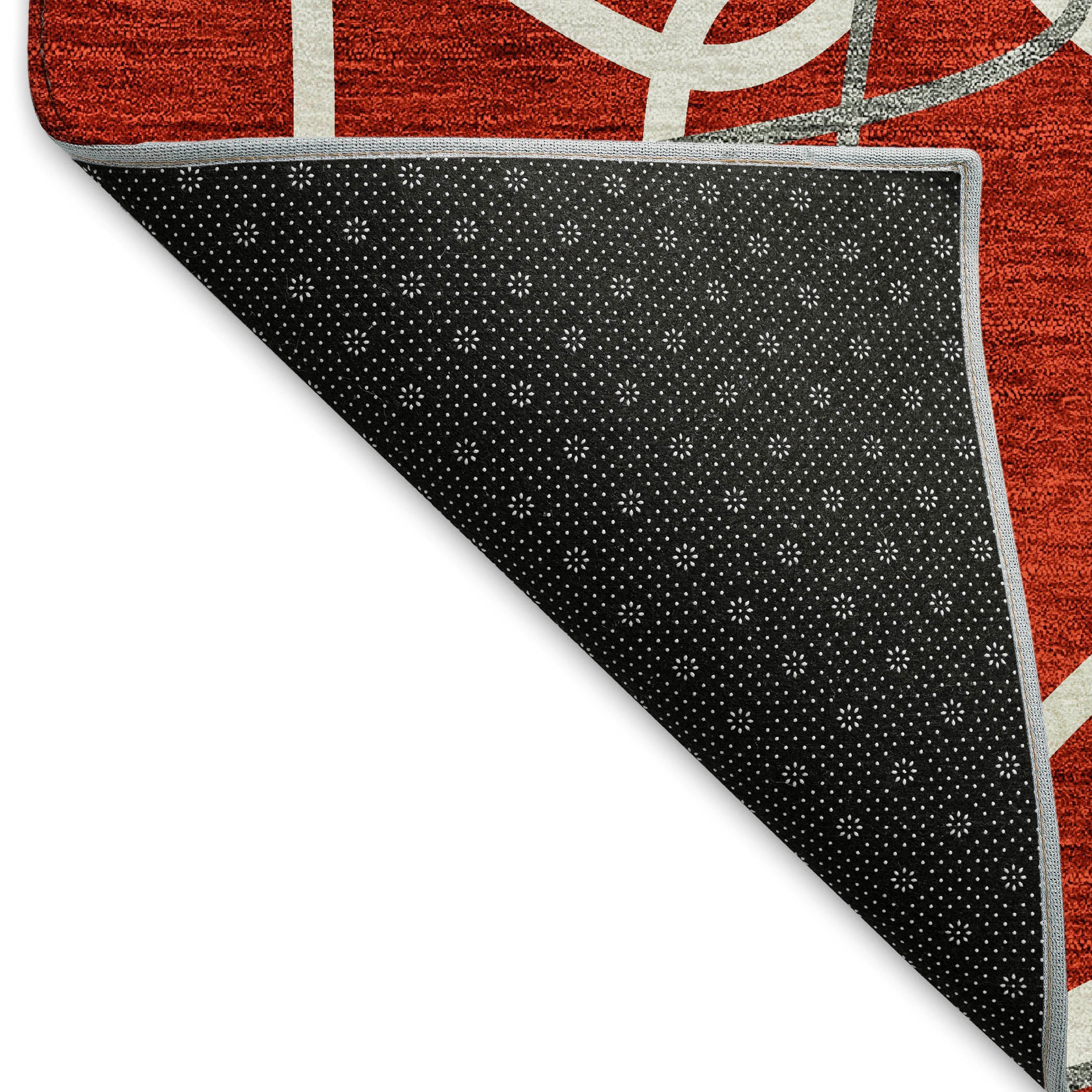 Cusco Machine Washable Transitional Red Rug 1'8" x 2'6" #shape_Rectangle